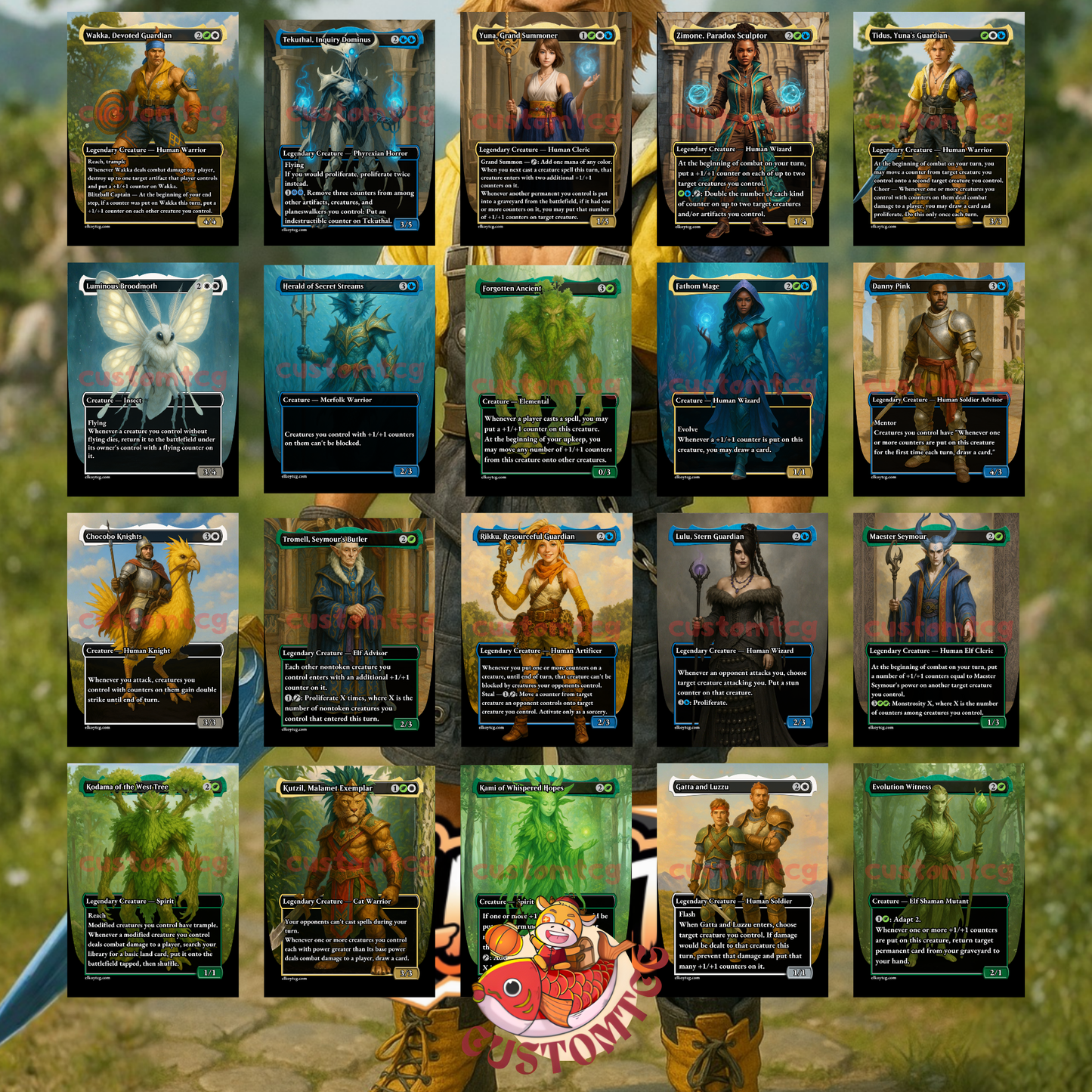 🌊 Tidus, Yuna’s Guardian — Custom Commander Deck