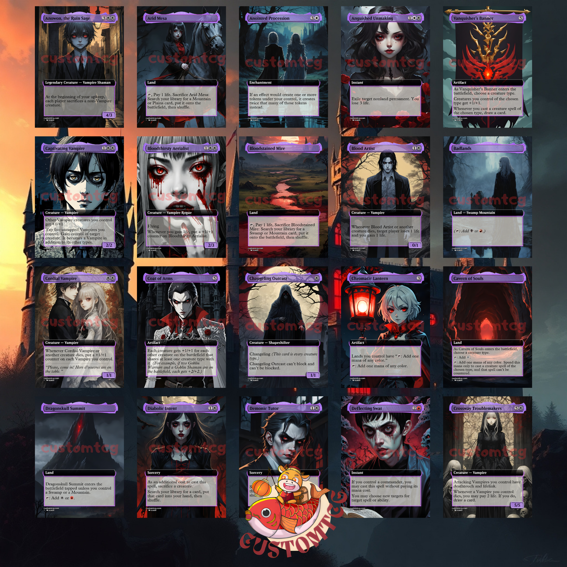 Edgar Markov Commander Deck ElkoyTCG Edgar Markov Commander Deck ElkoyTCG