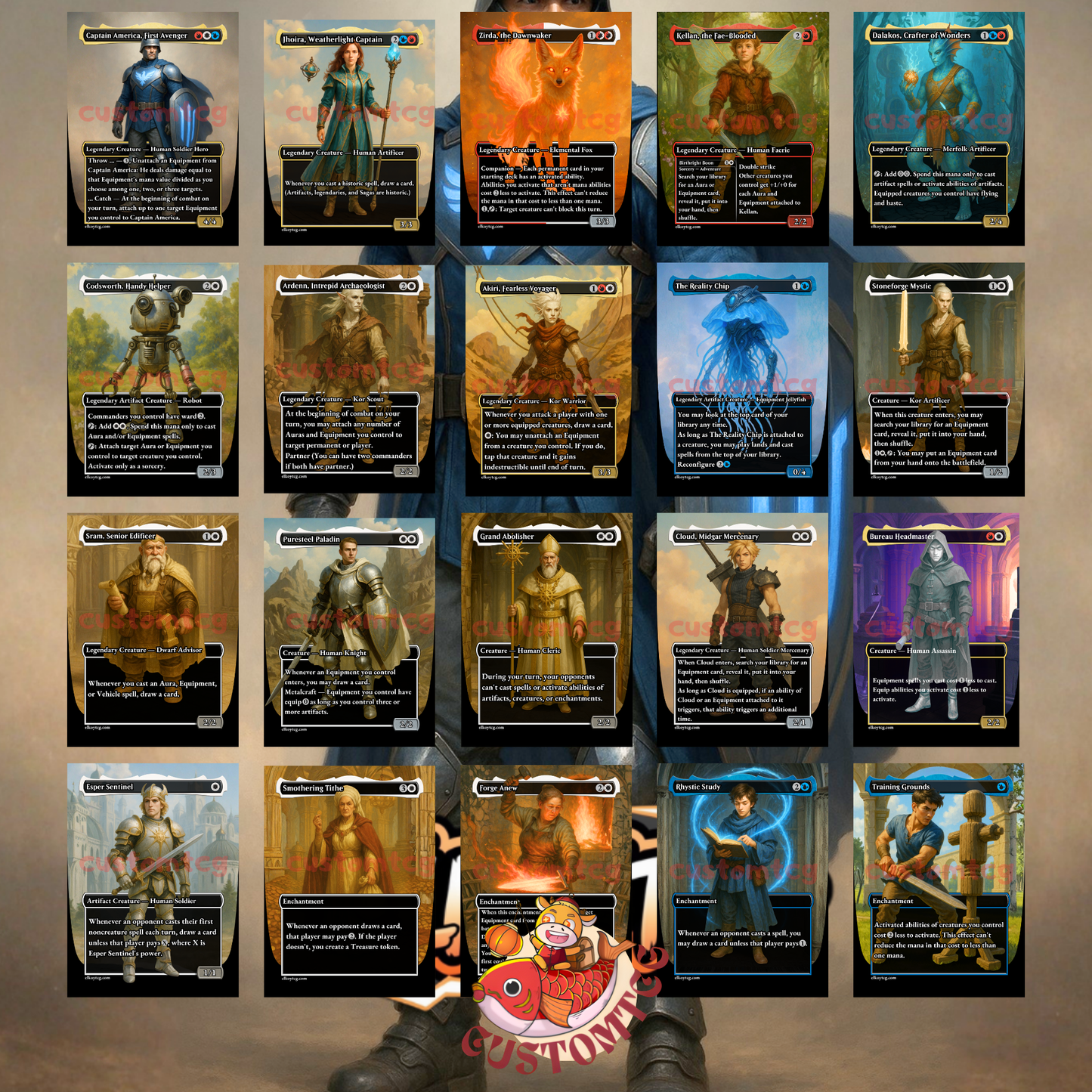 Captain America, First Avenger Custom Deck