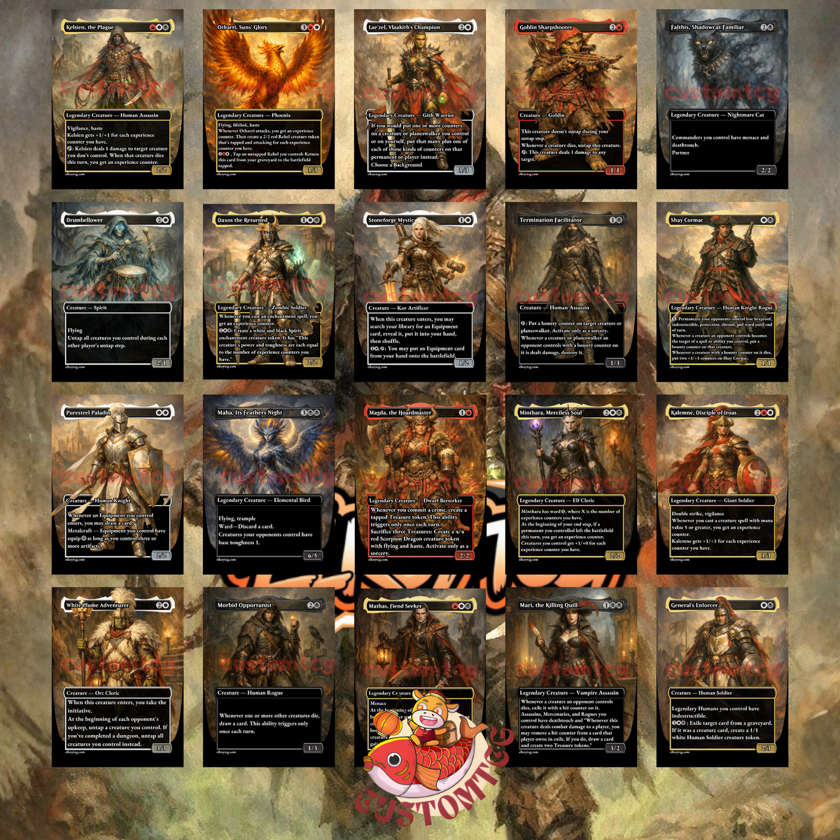 Kelsien, the Plague — Mardu Voltron Assassin Custom Deck