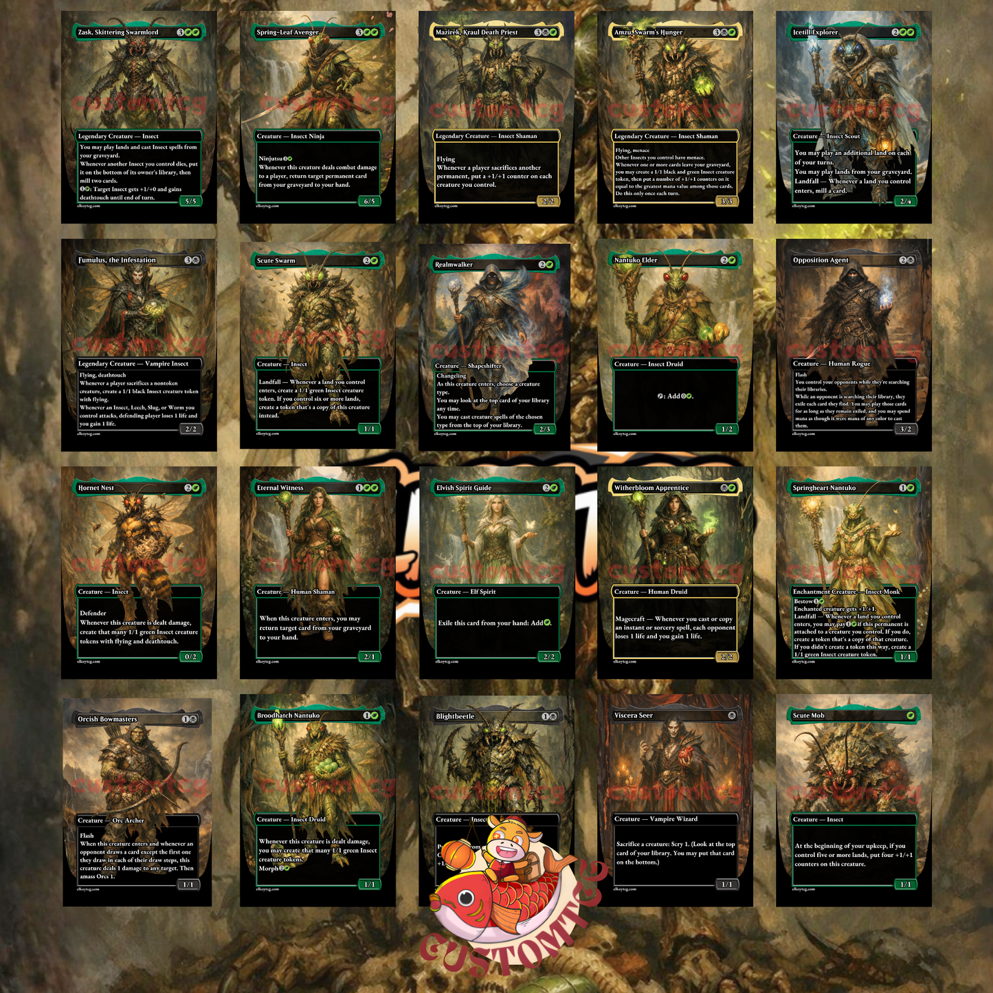 Grist, the Hunger Tide Custom Deck