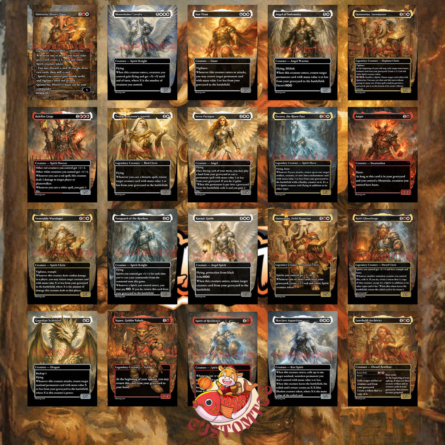Quintorius, History Chaser Custom Deck