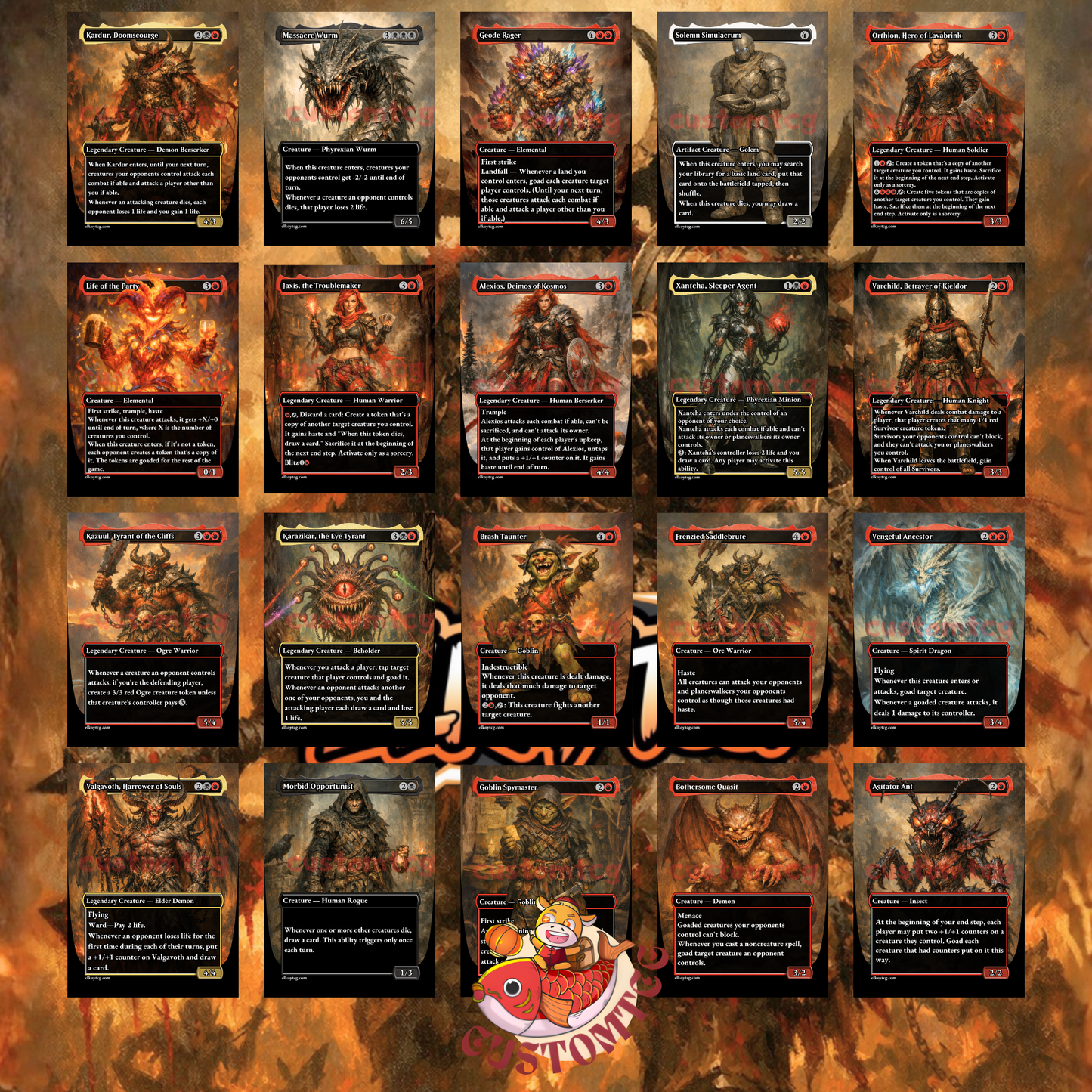 Kardur, Doomscourge custom deck
