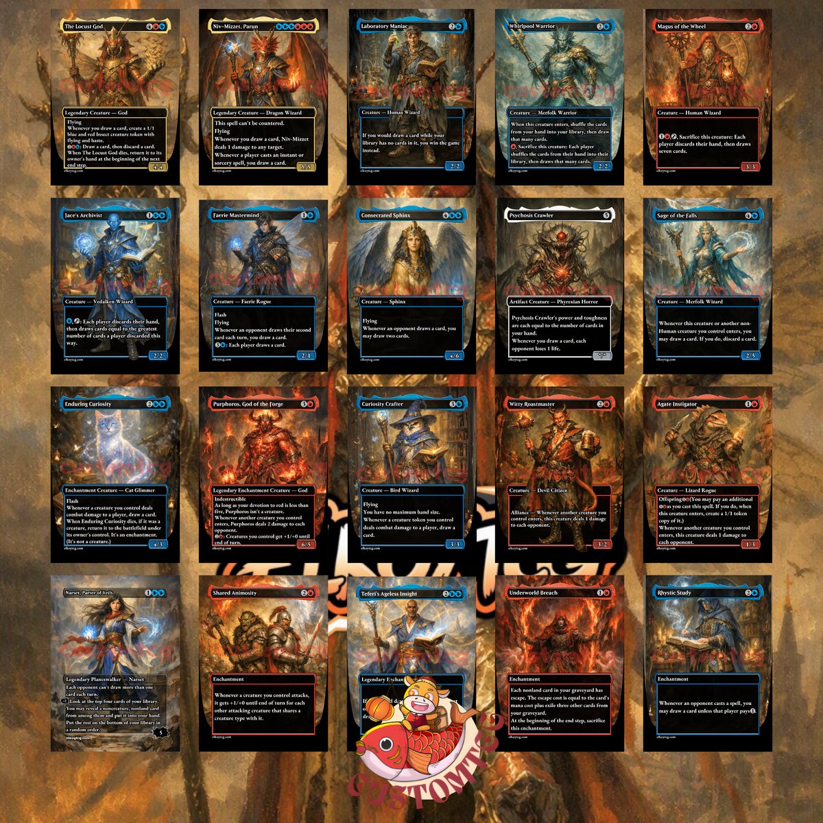 The Locust God V2 Custom Deck