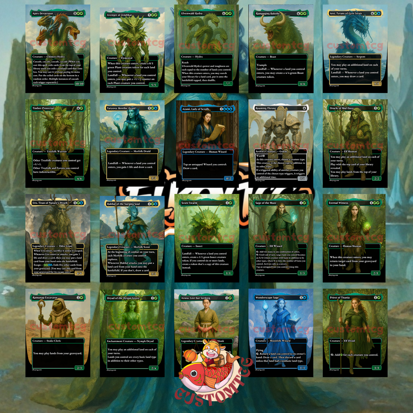 Omo, Queen of Vesuva – Custom Deck