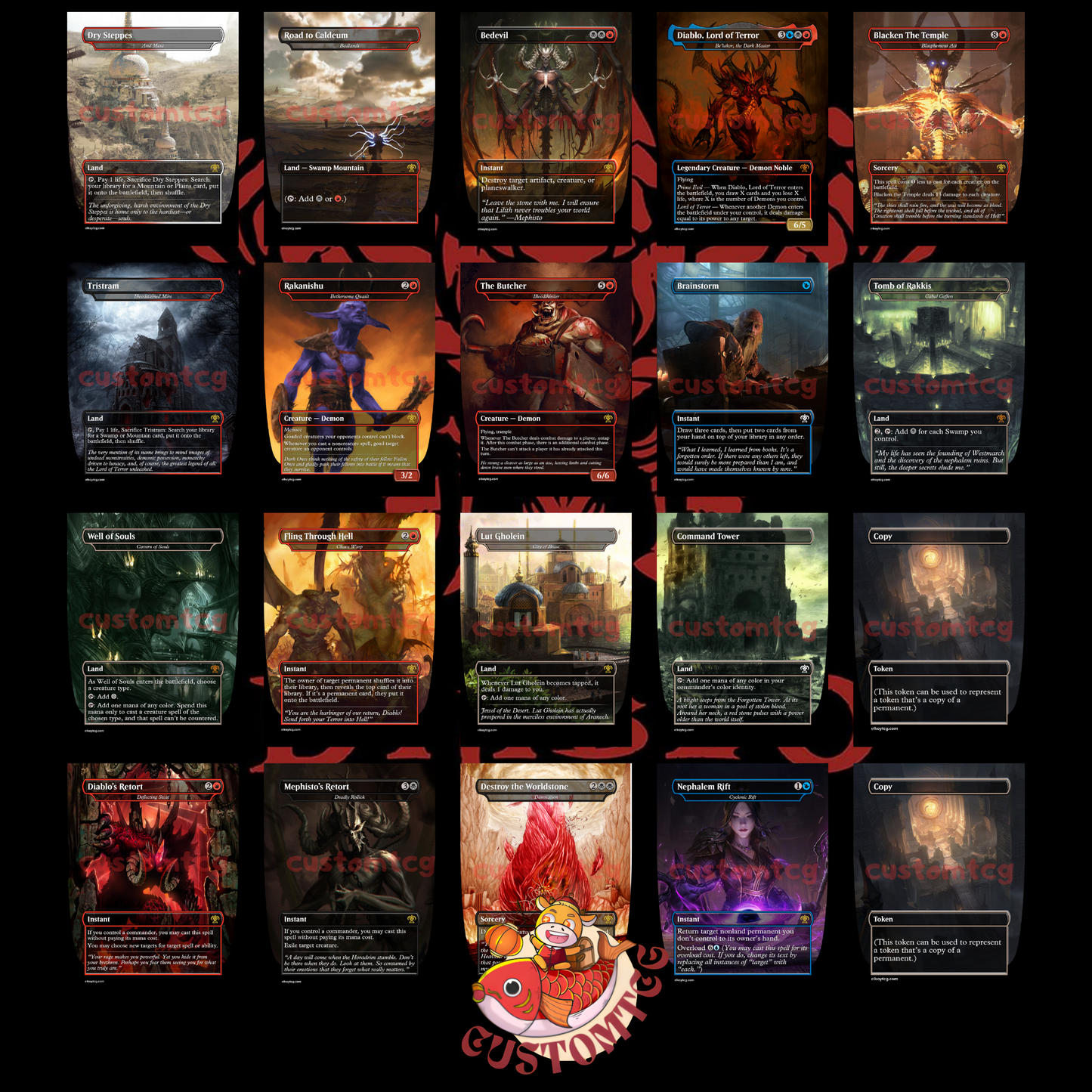 Diablo Custom Commander Deck