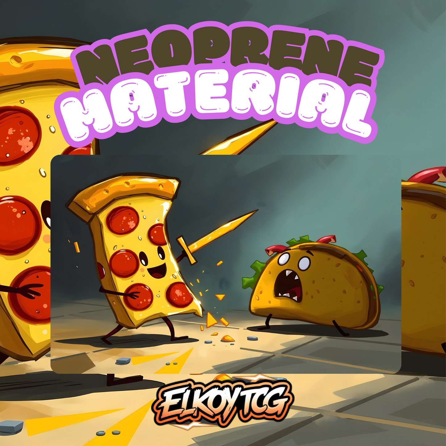 Food Fighters: Pizza vs. Taco Playmat