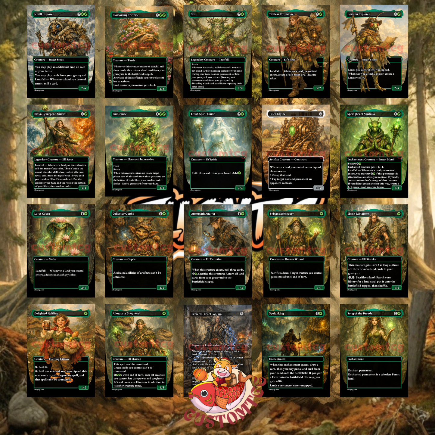 Lumra, Bellow of the Woods Custom Deck