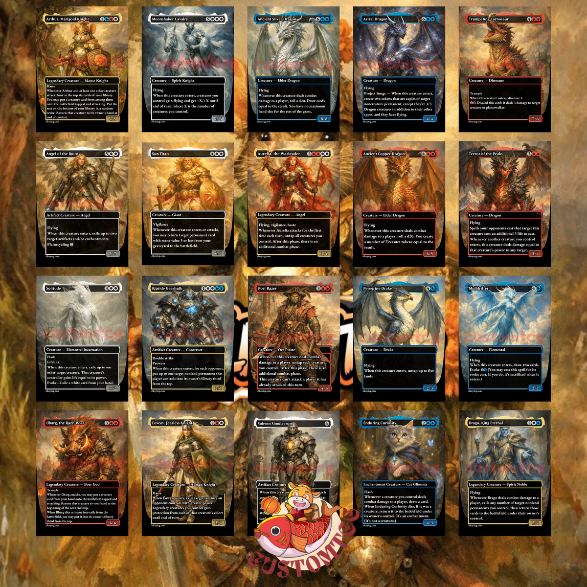 Arthur, Marigold Knight Jeskai Custom Deck