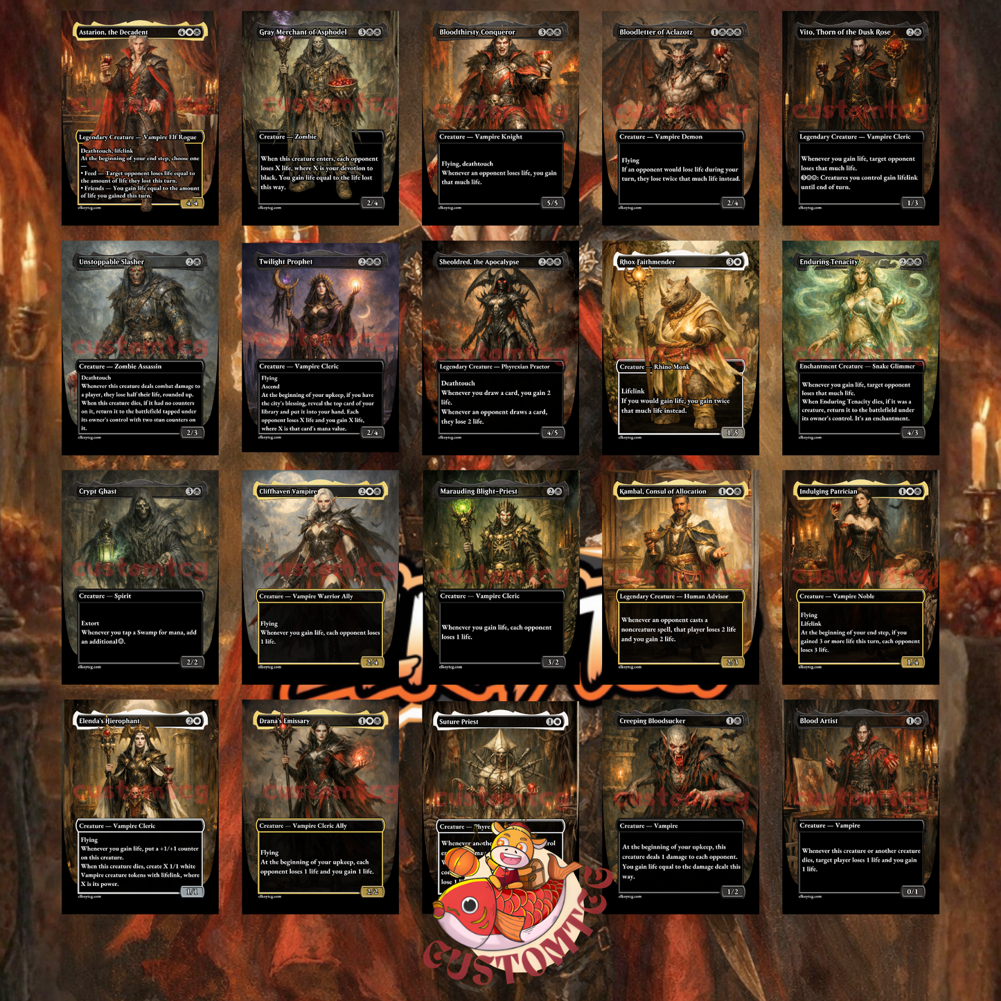 Astarion, the Decadent Custom Deck