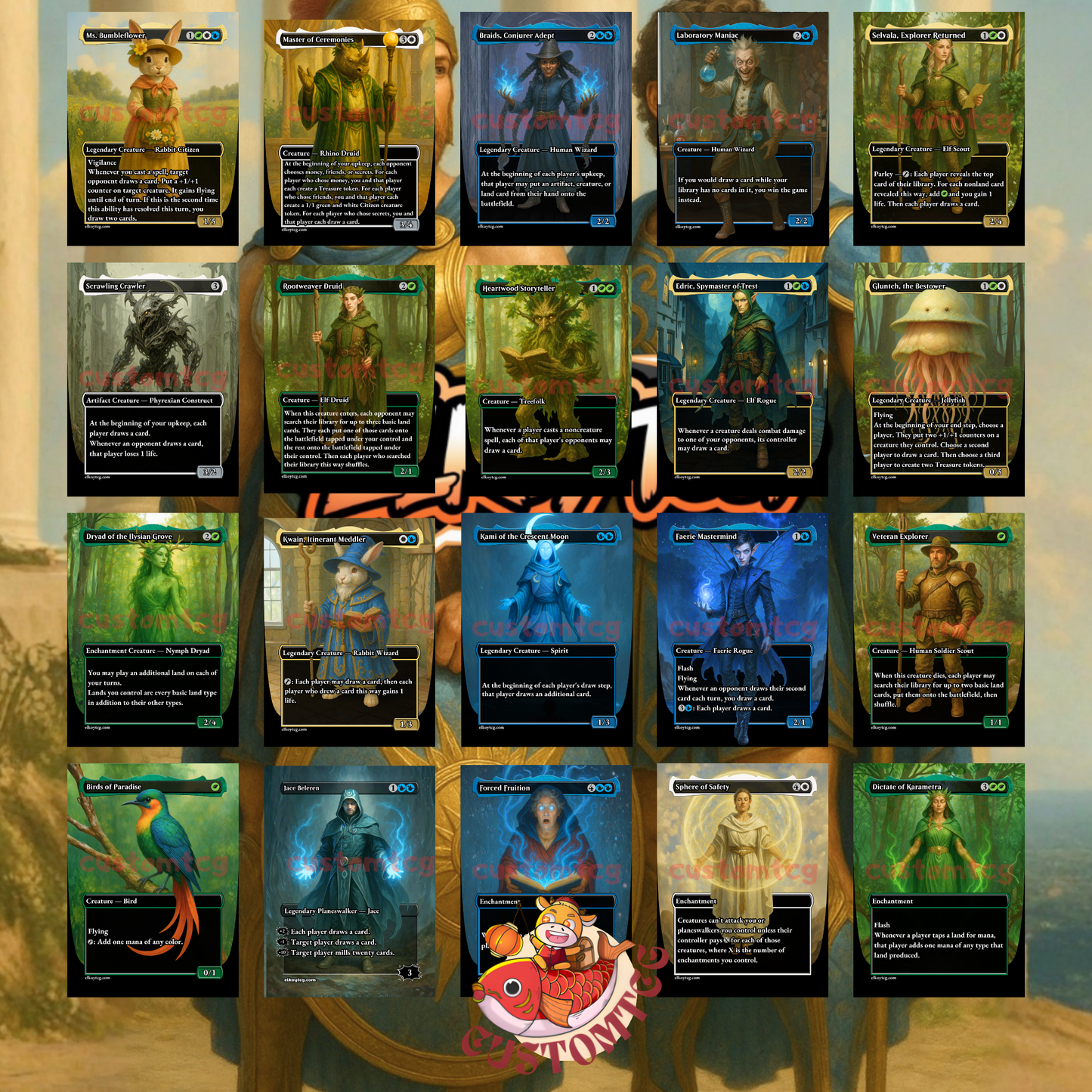 Kynaios and Tiro of Meletis Custom Deck
