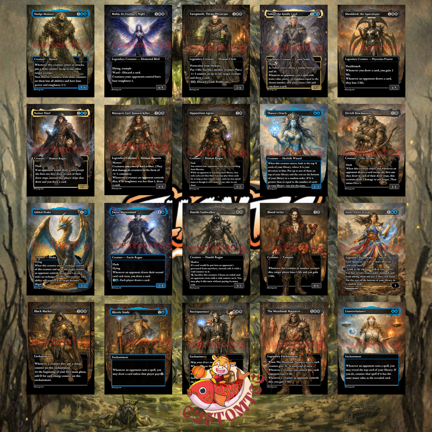 Toxrill, the Corrosive Custom Deck
