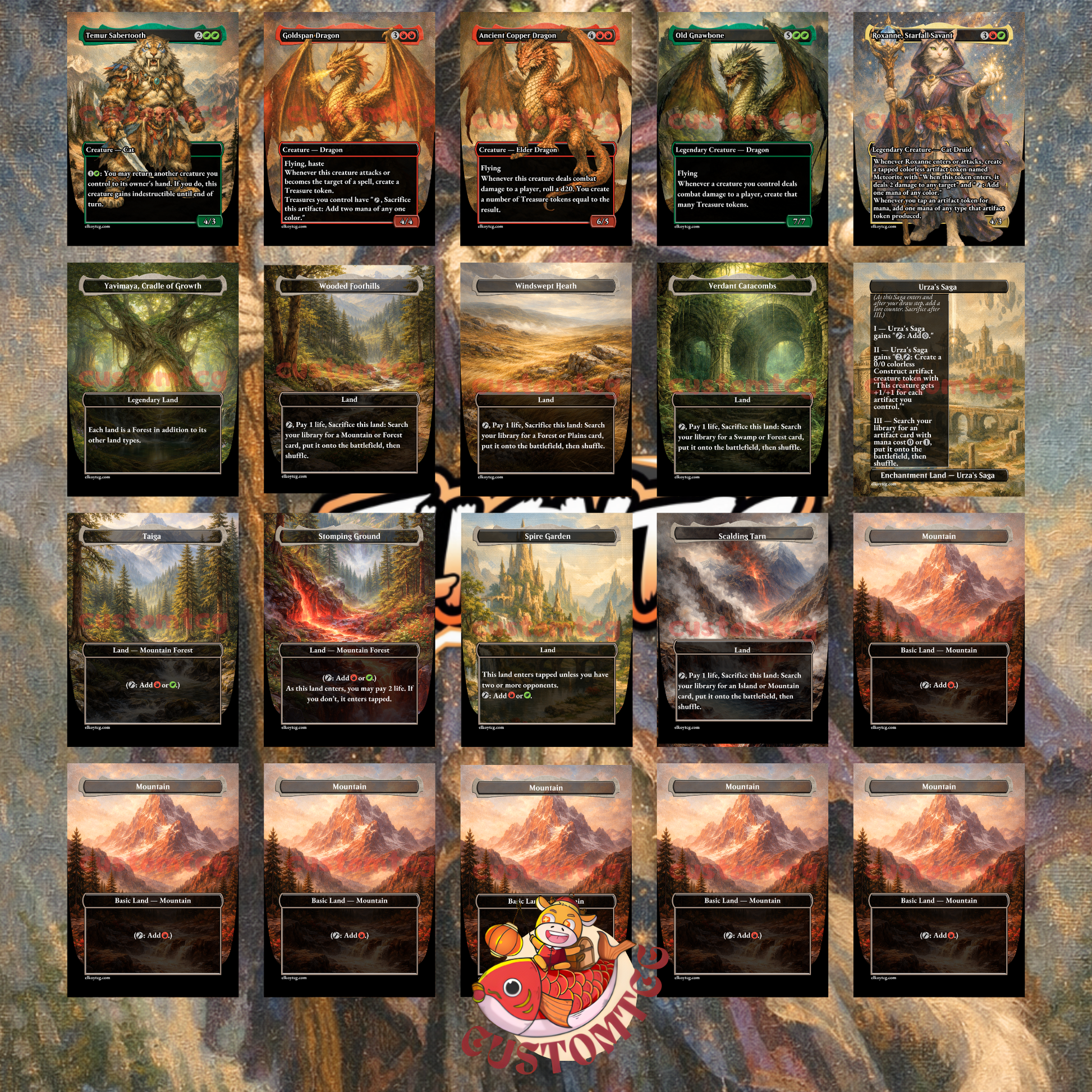 roxanne mtg card Roxanne, Starfall Savant — Custom Deck (100 Cards + Tokens) – ElkoyTCG