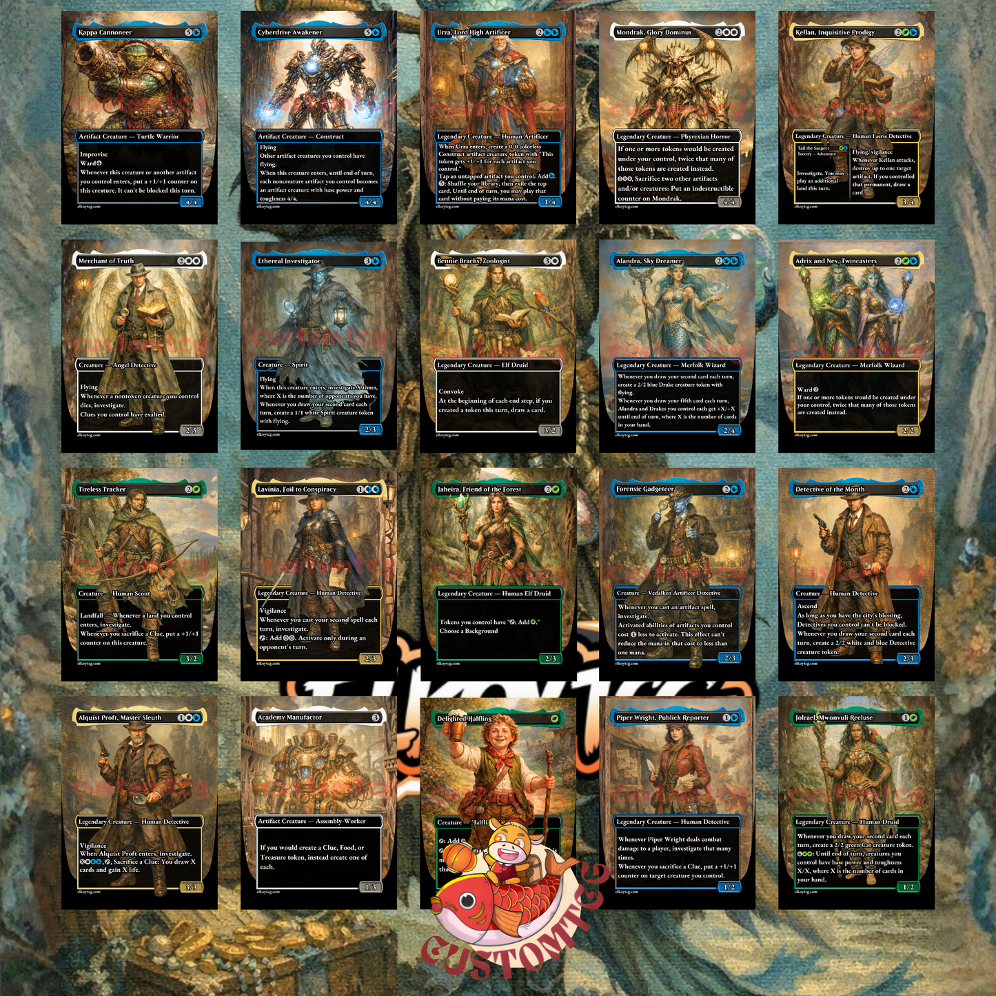 Morska, Undersea Sleuth Custom Deck