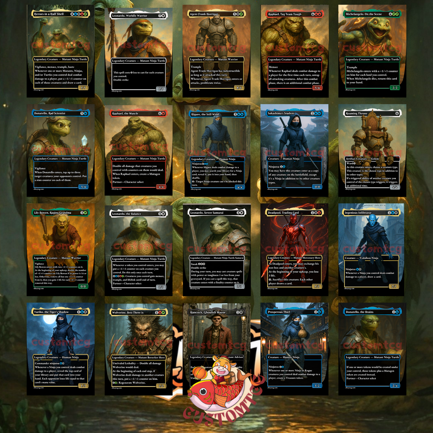 🛡️ Heroes in a Half Shell – Custom Commander Deck (100 Cards + Tokens)