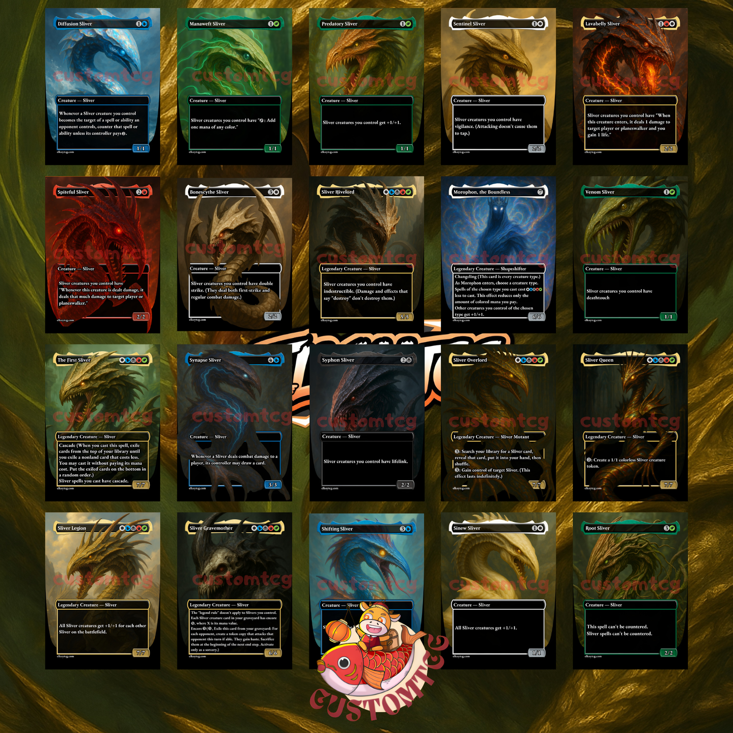 The First Sliver Custom Deck 🌟 - Bestseller 2024