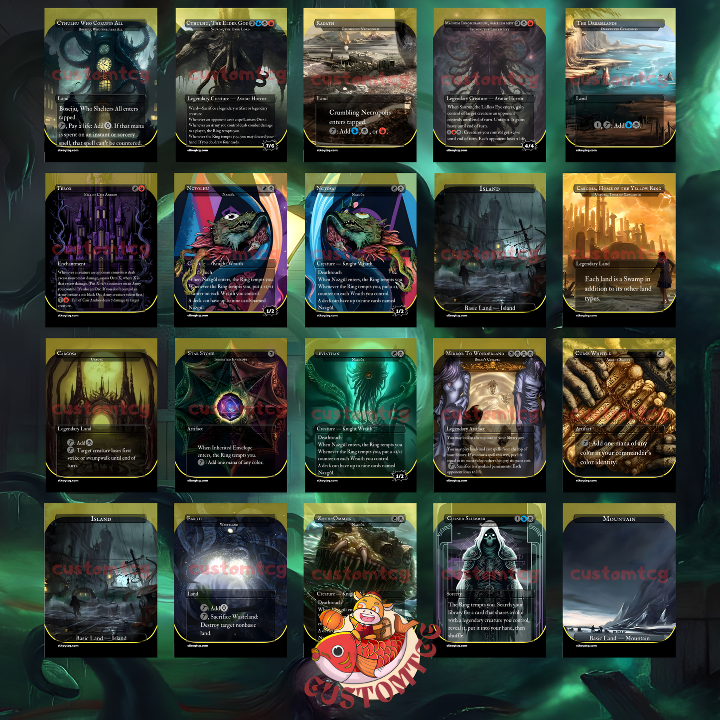 Cthulhu Custom Deck
