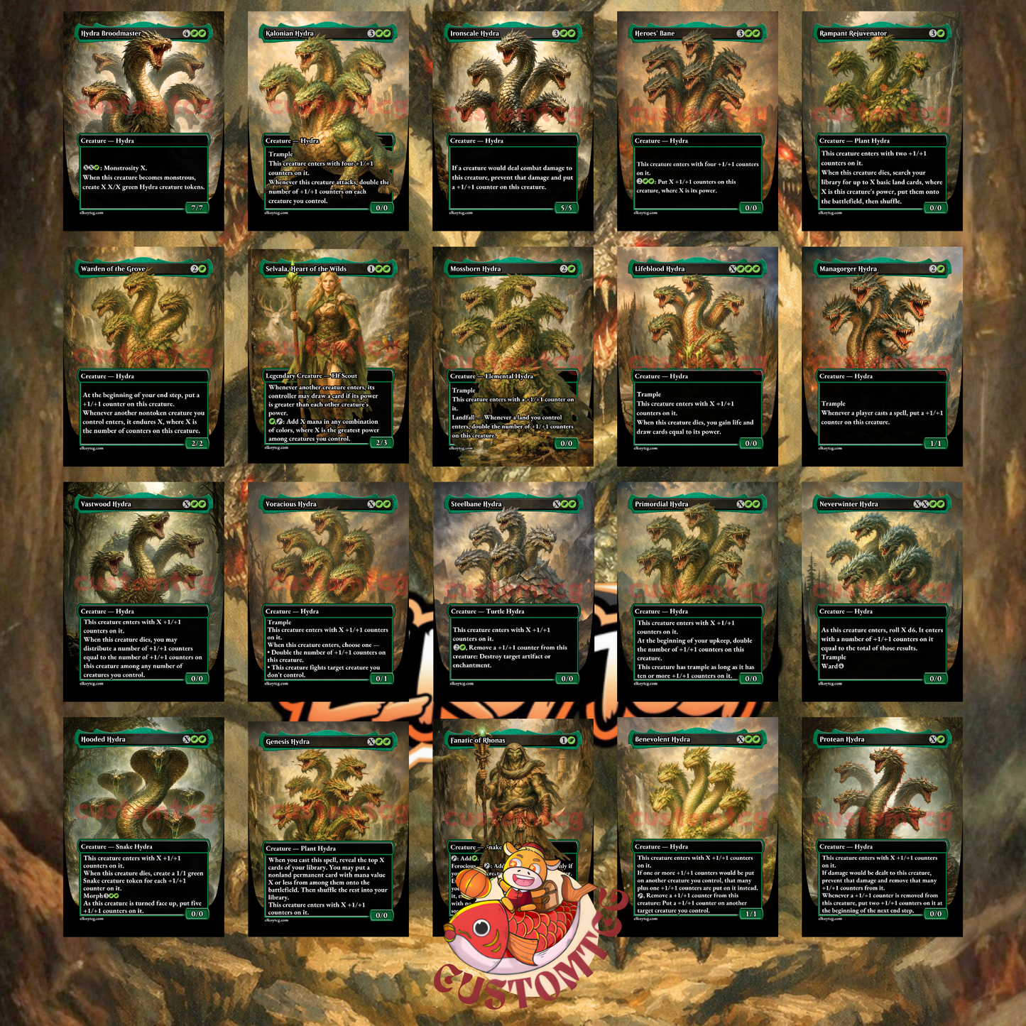 Gargos, Vicious Watcher Custom Deck