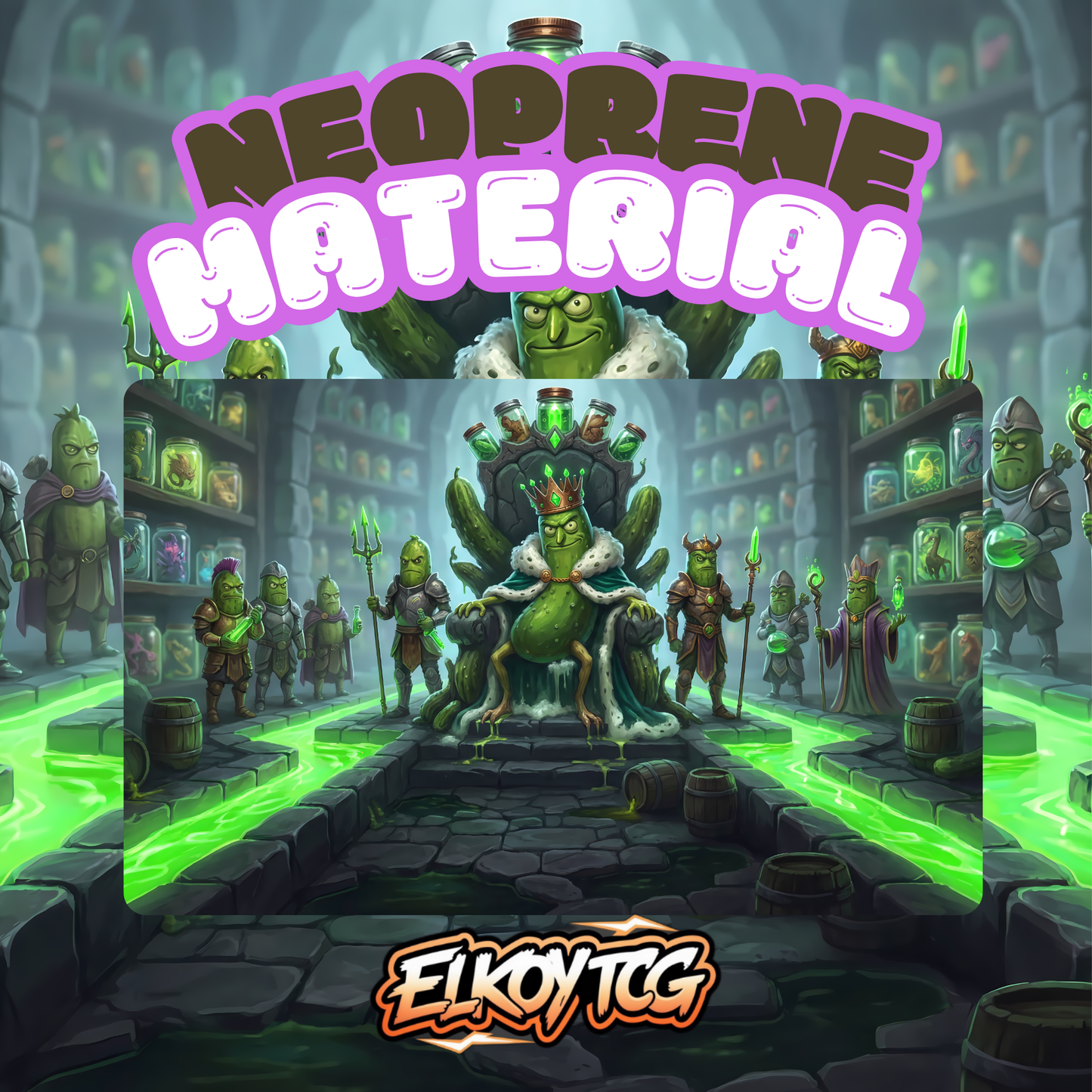 Pickle Throne Commander Playmat - Drop 2.1