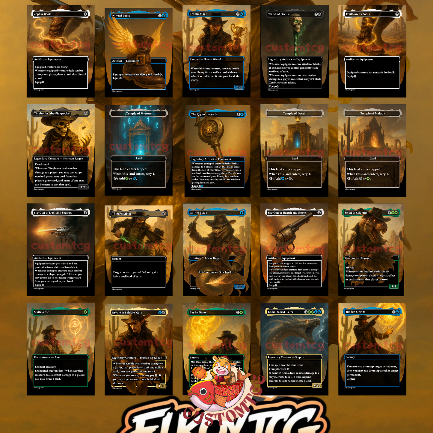 Felix Five-Boots Custom Decks