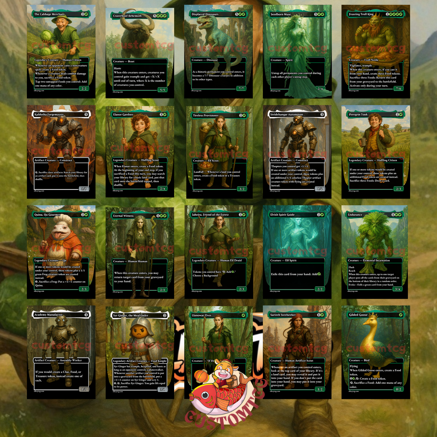 The Cabbage Merchant Custom Deck