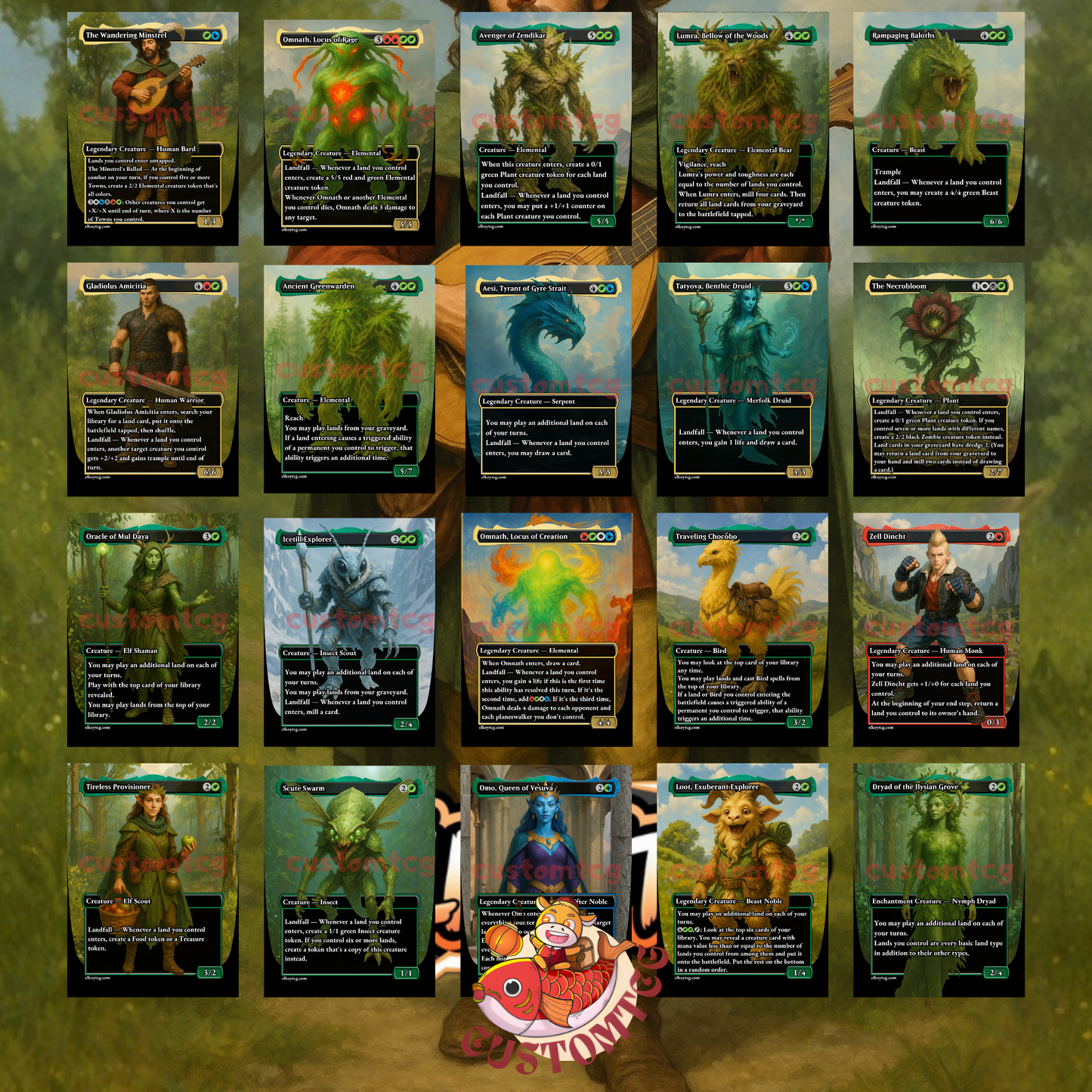 The Wandering Minstrel — Custom Deck