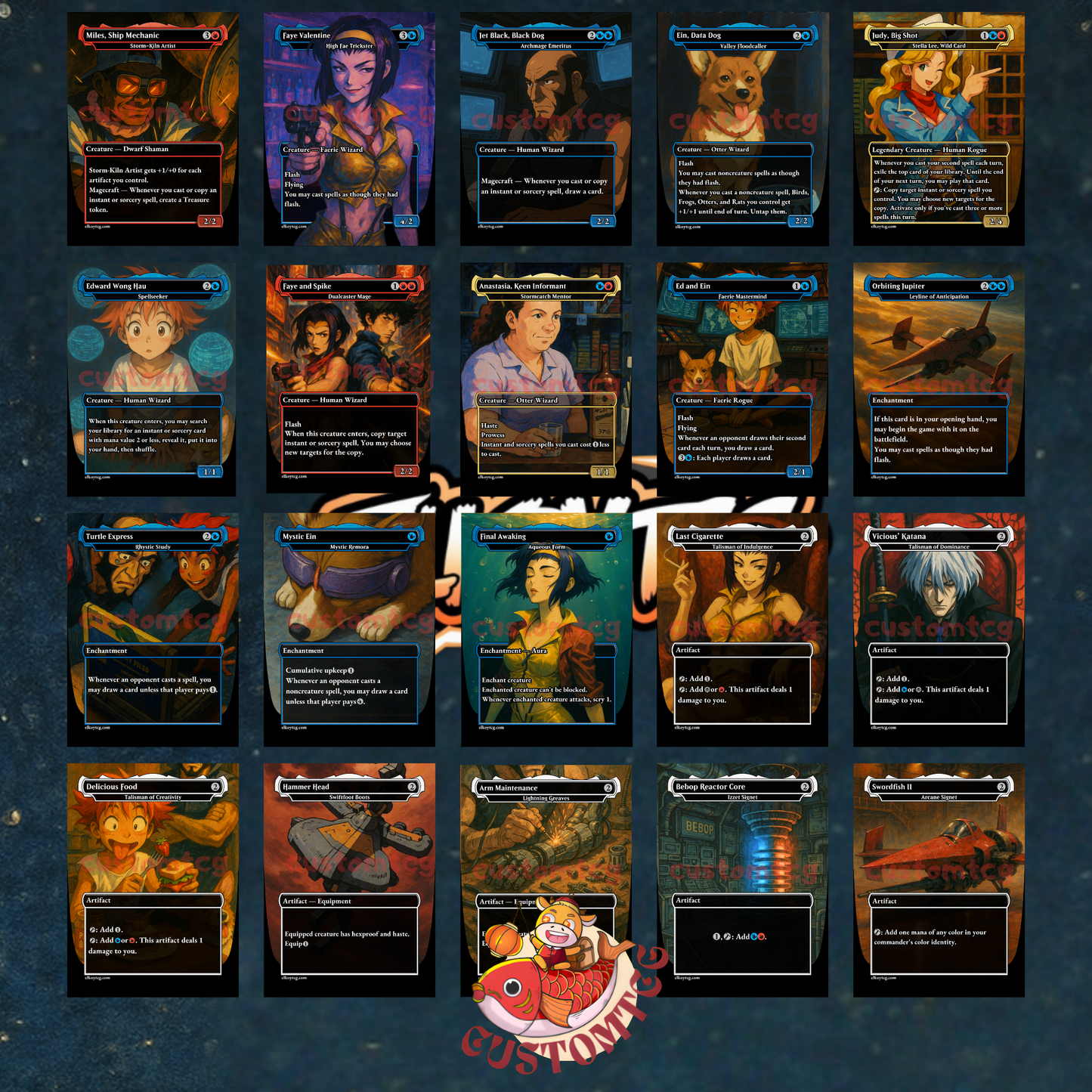 Cowboy Bebop Custom Deck