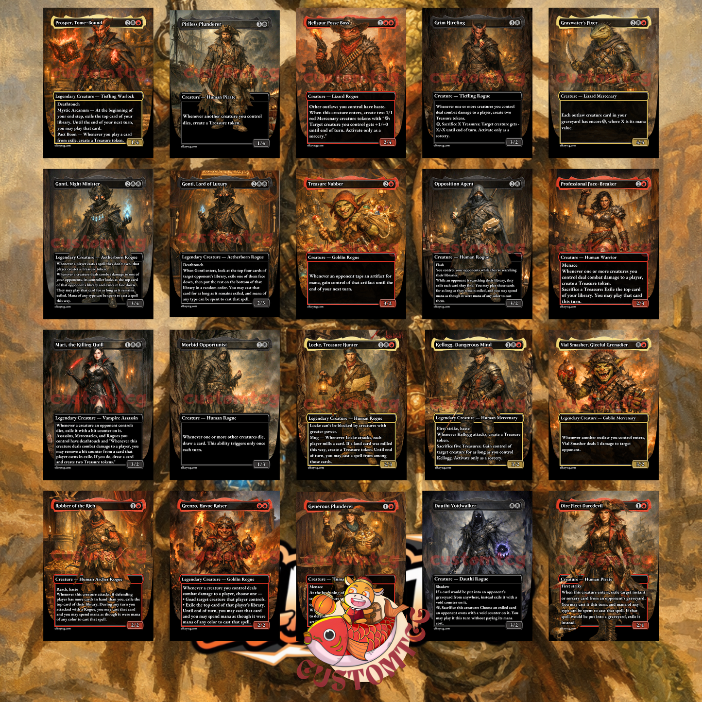 Laughing Jasper Flint Custom Deck