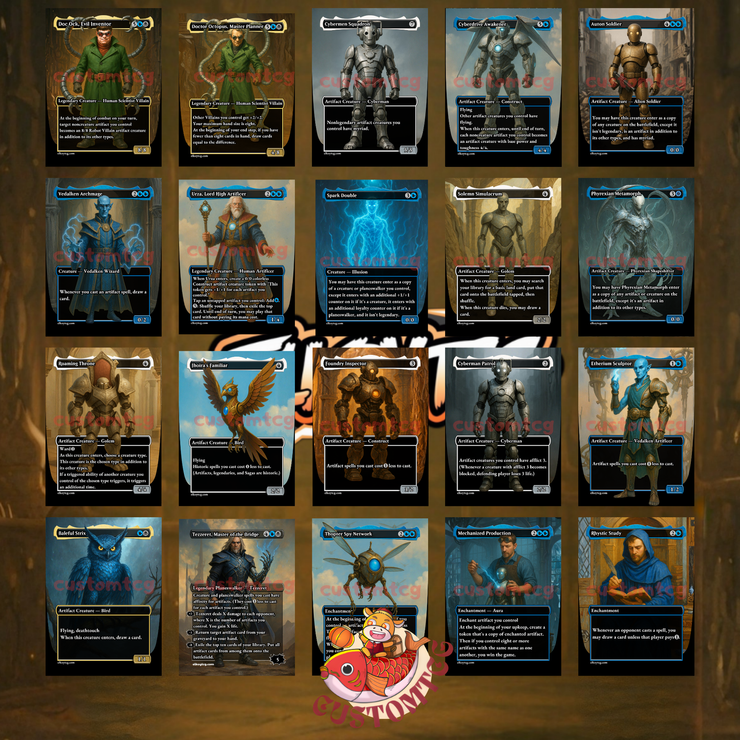 Doc Ock, Evil Inventor – Custom Commander Deck (100 Cards + Tokens)
