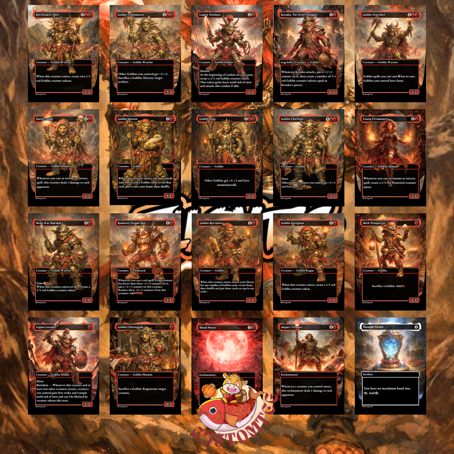 Zada, Hedron Grinder – Custom Goblin Deck (100 Cards + Tokens) 🔥