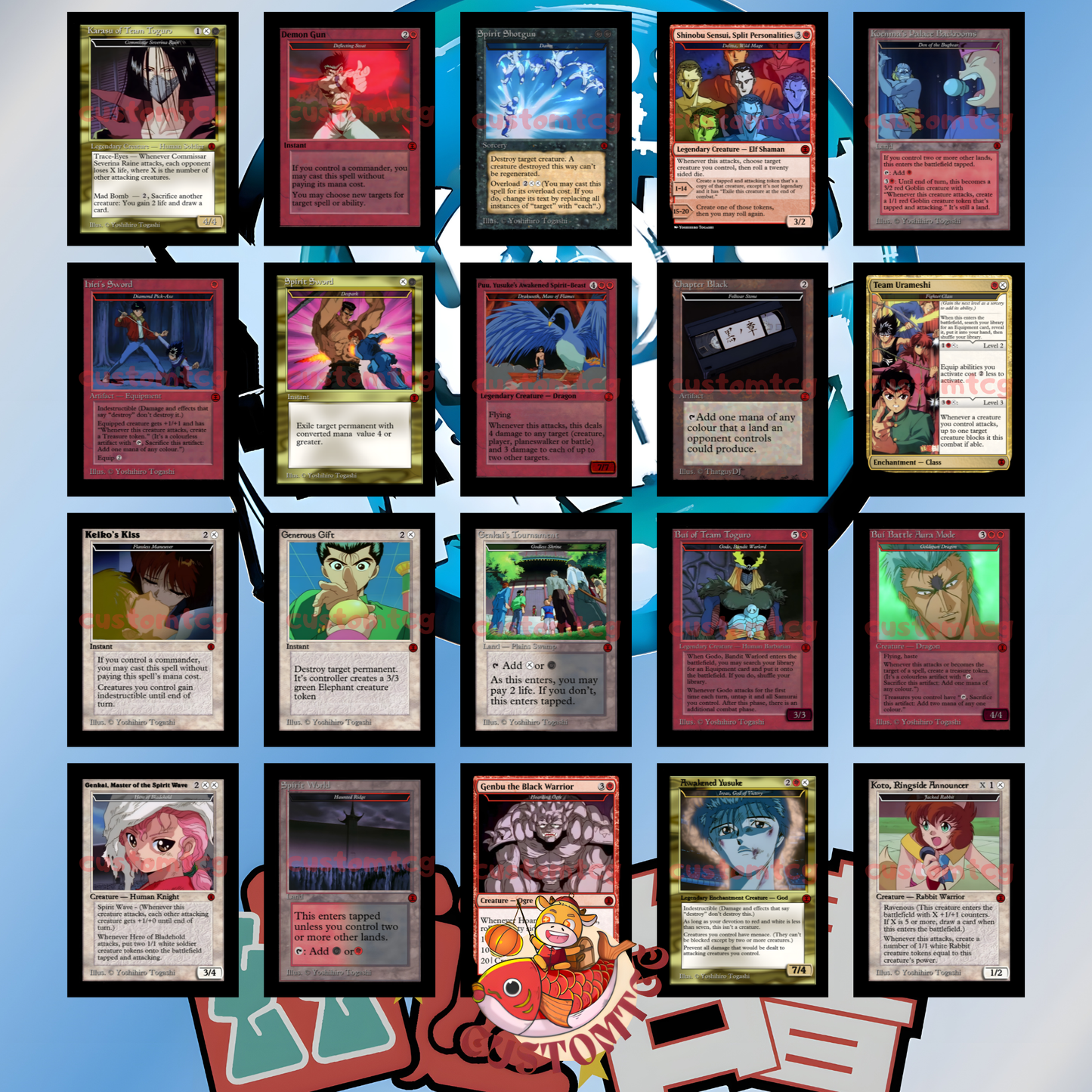 Yu Yu Hakusho Custom Deck
