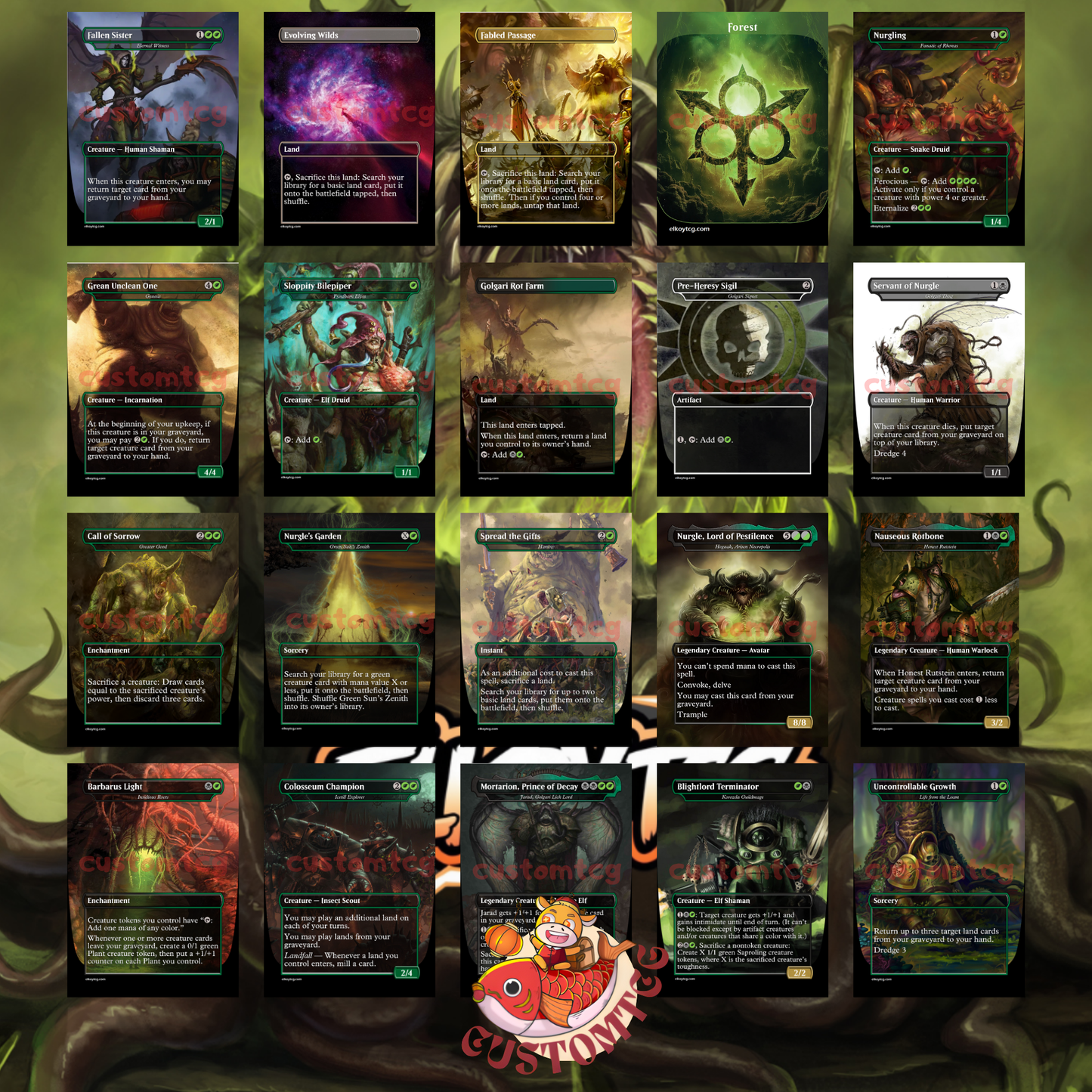 Nurgle, Lord of Pestilence Custom Deck