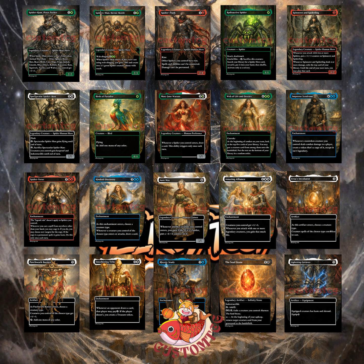 Cosmic Spider-Man Custom Deck