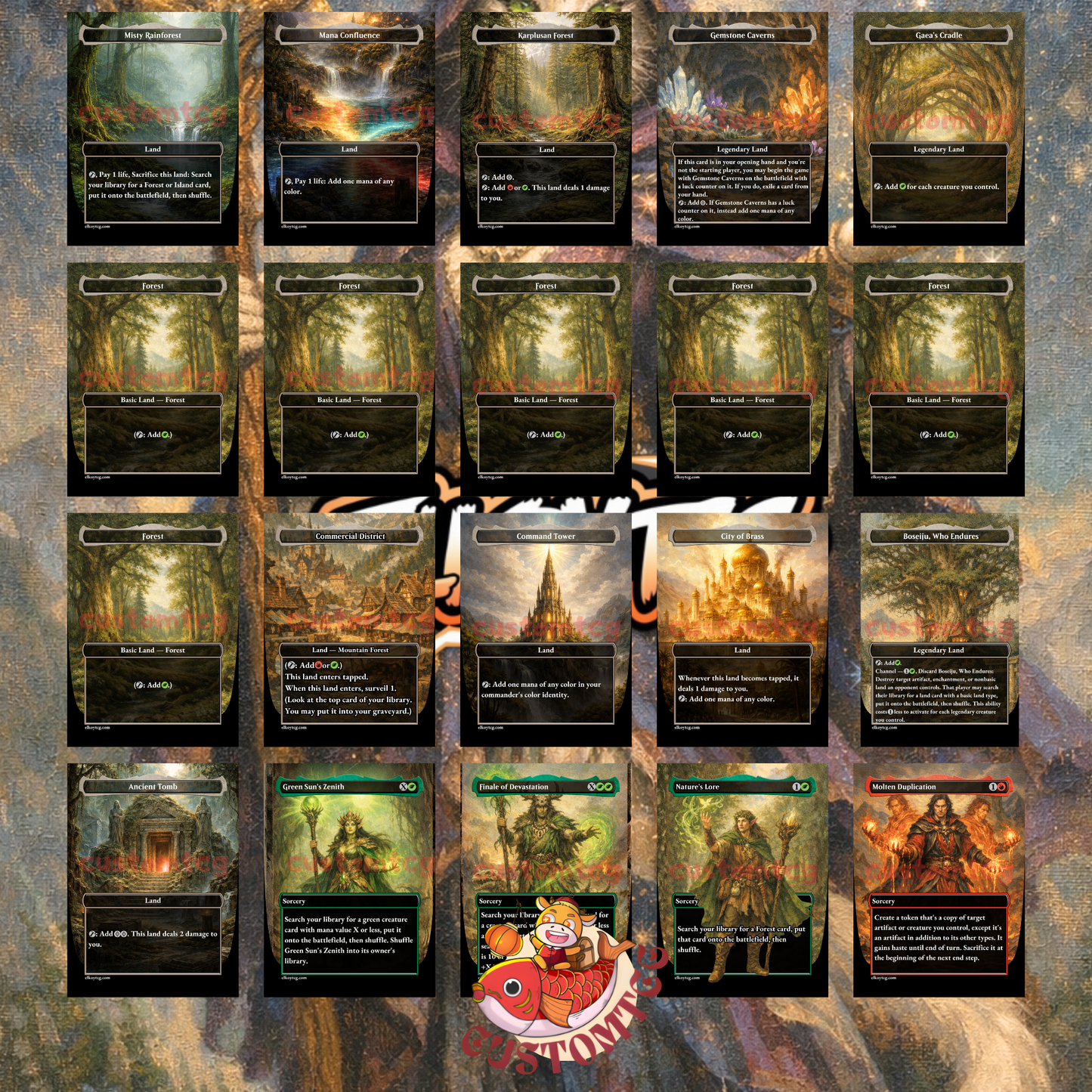 Roxanne, Starfall Savant — Custom Deck (100 Cards + Tokens)