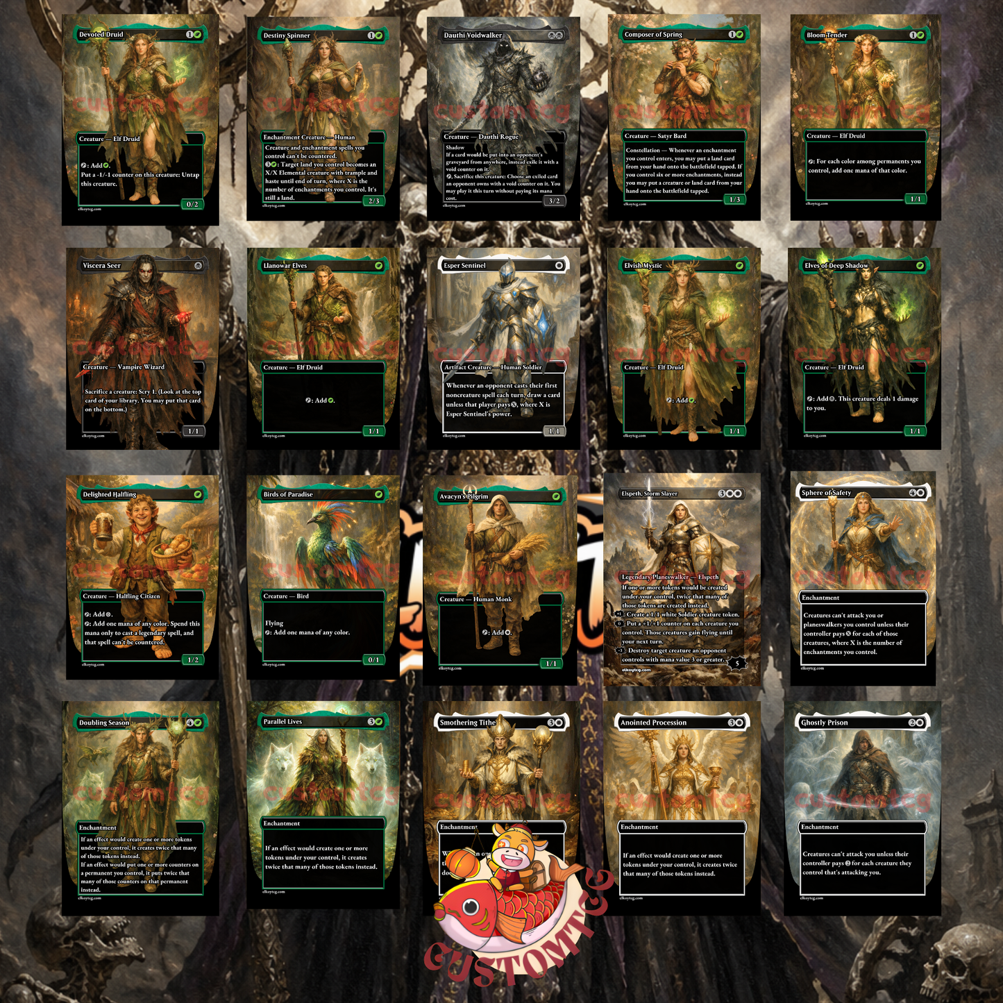 Myrkul, Lord of Bones V2 Custom Deck