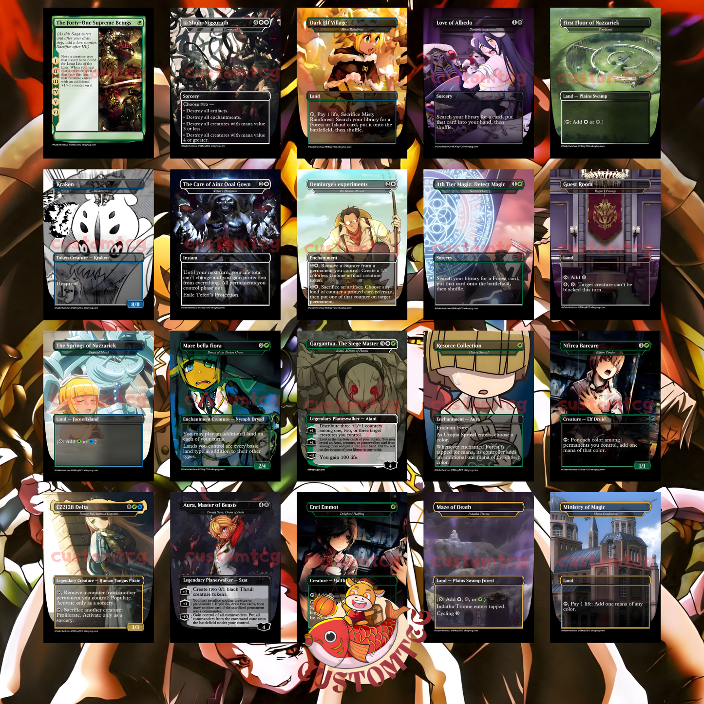 Overlord V2.0 Custom Deck