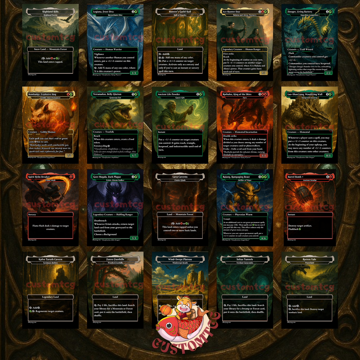 Monster Hunter - Halana & Alena Custom Deck