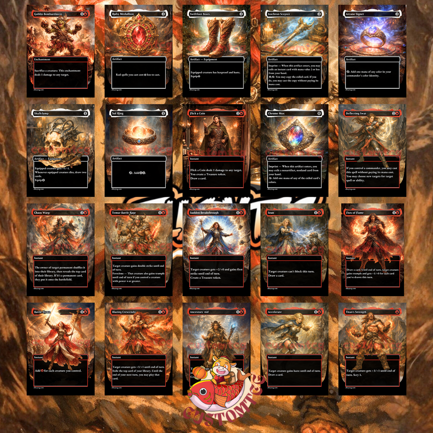 Zada, Hedron Grinder – Custom Goblin Deck (100 Cards + Tokens) 🔥