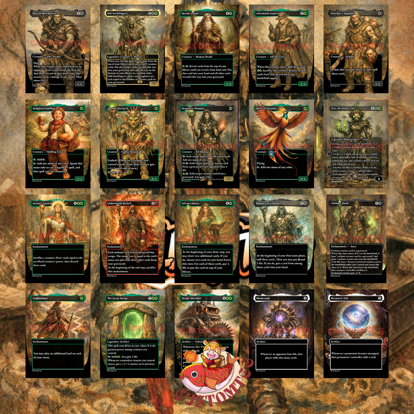 Coram, the Undertaker Custom Deck