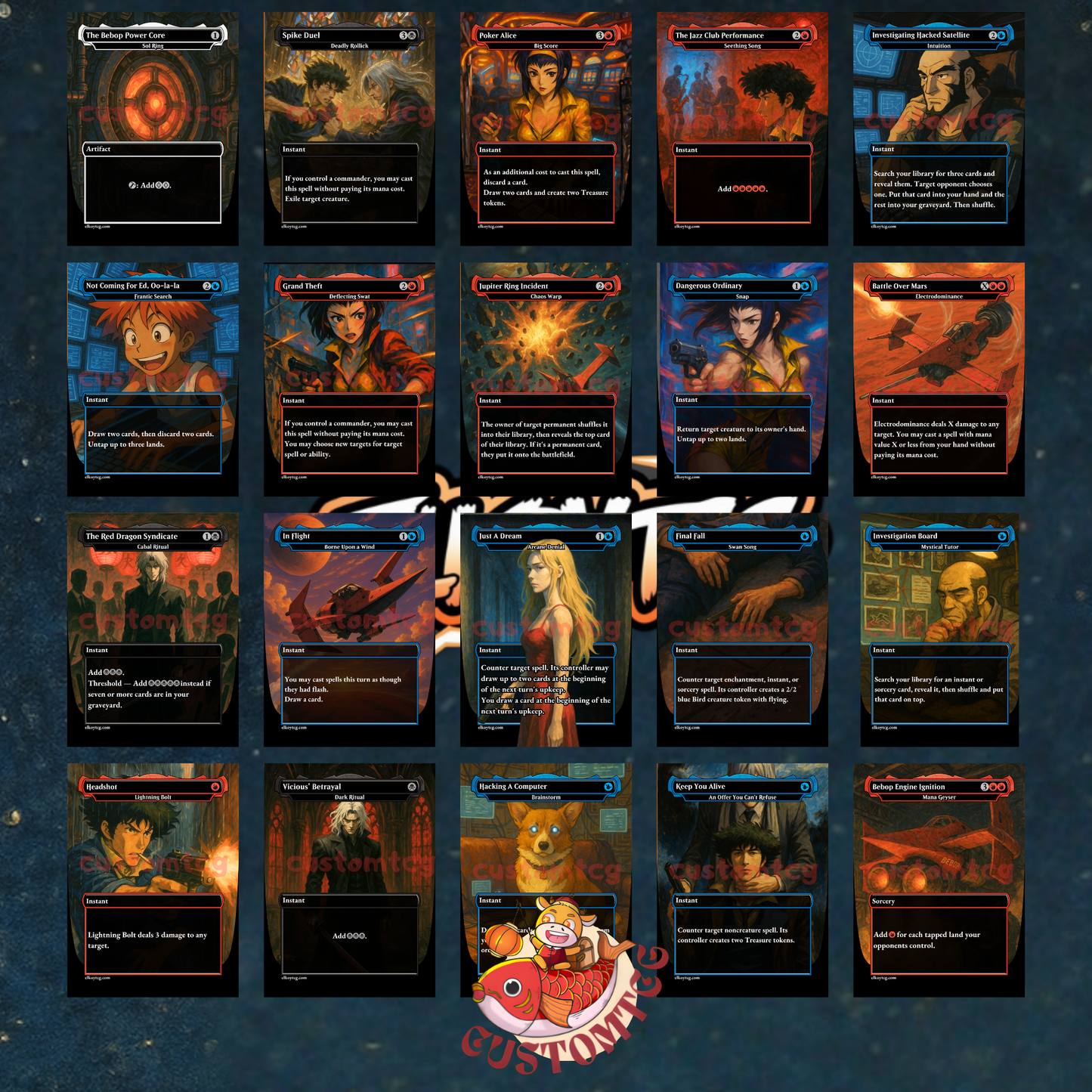 Cowboy Bebop Custom Deck