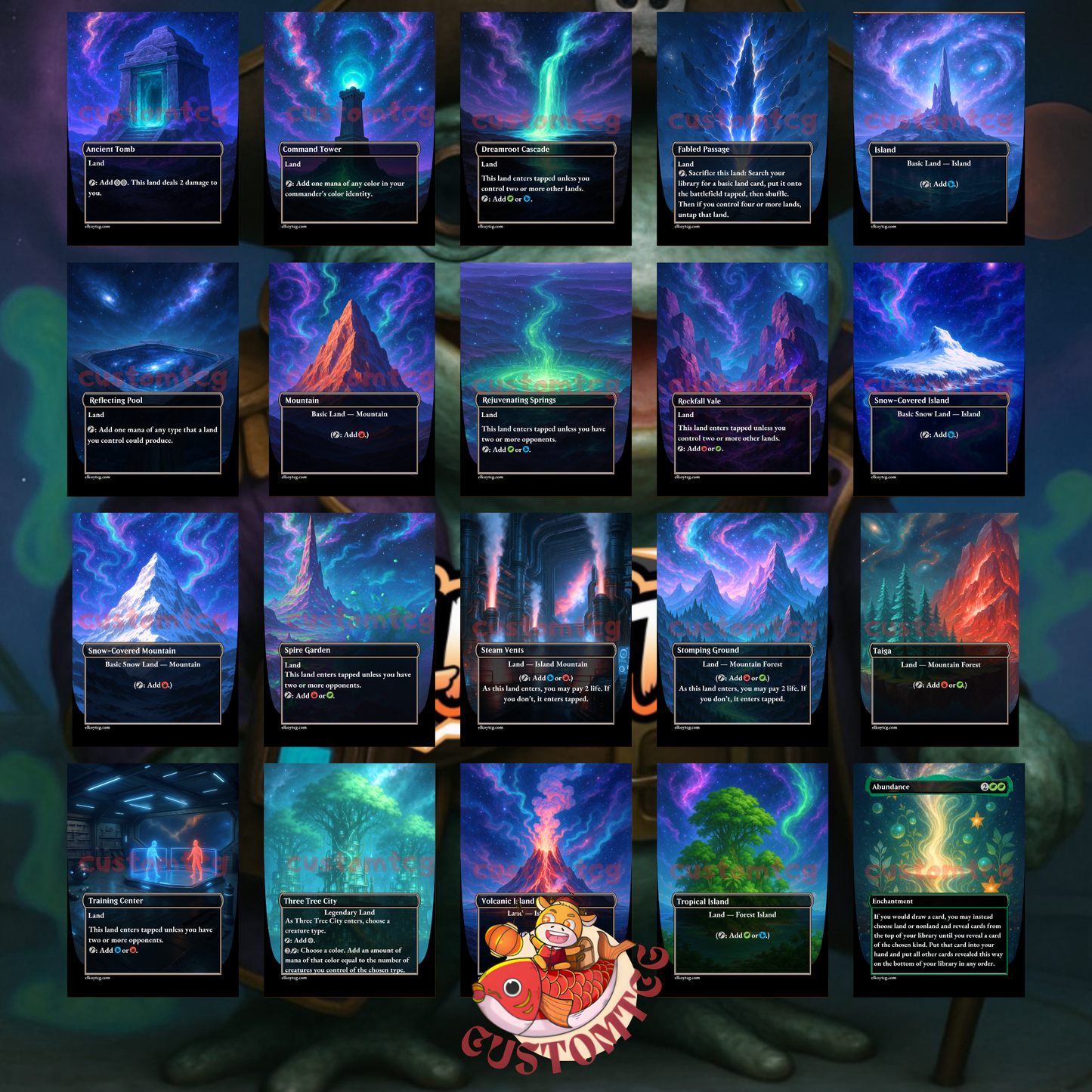 Flubs, the Fool SPACE Custom deck