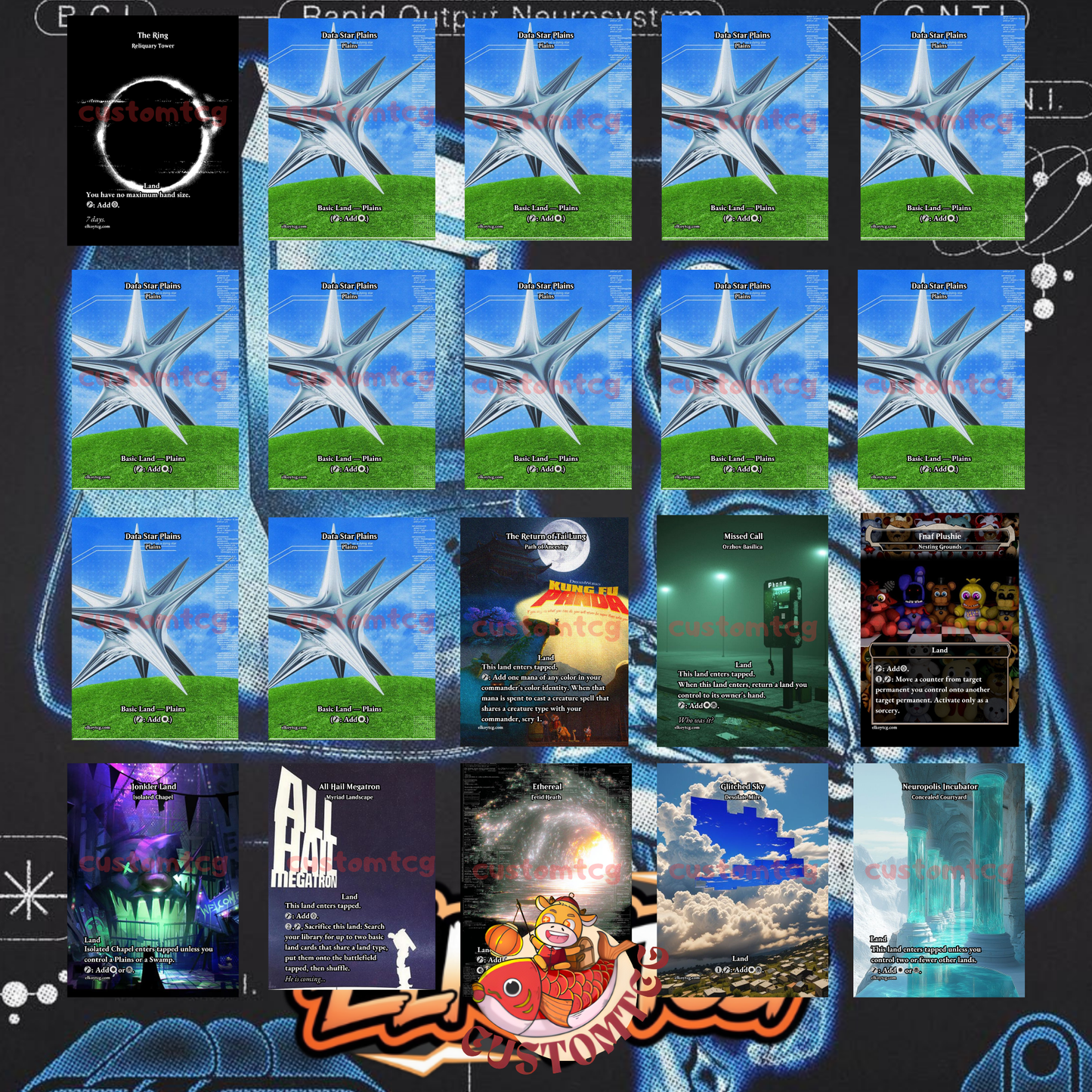 Cyber-Goth Shilgengar Deck — DROP 3.0 - Limited to only 30 units