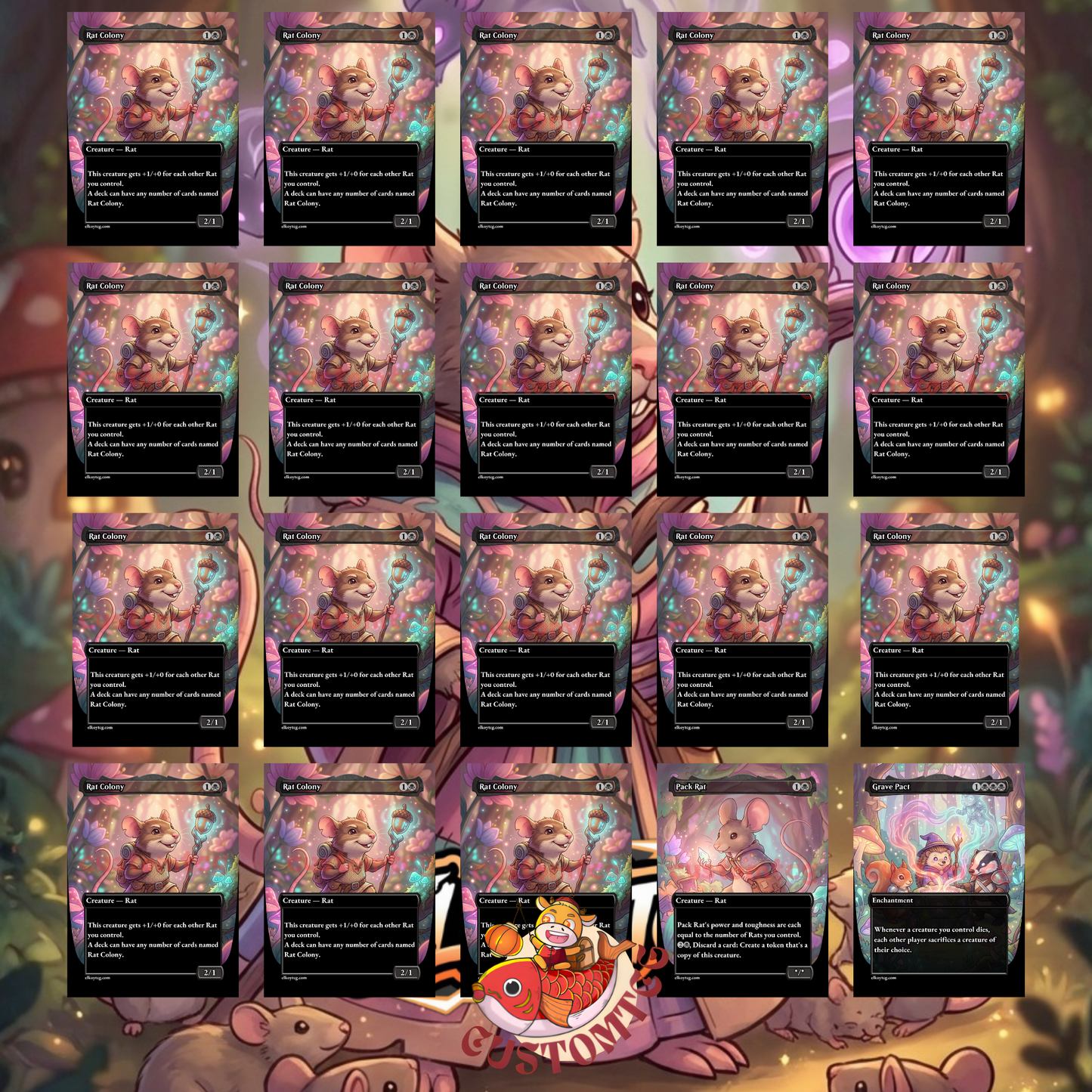 Ashcoat of the Shadow Swarm Custom Deck