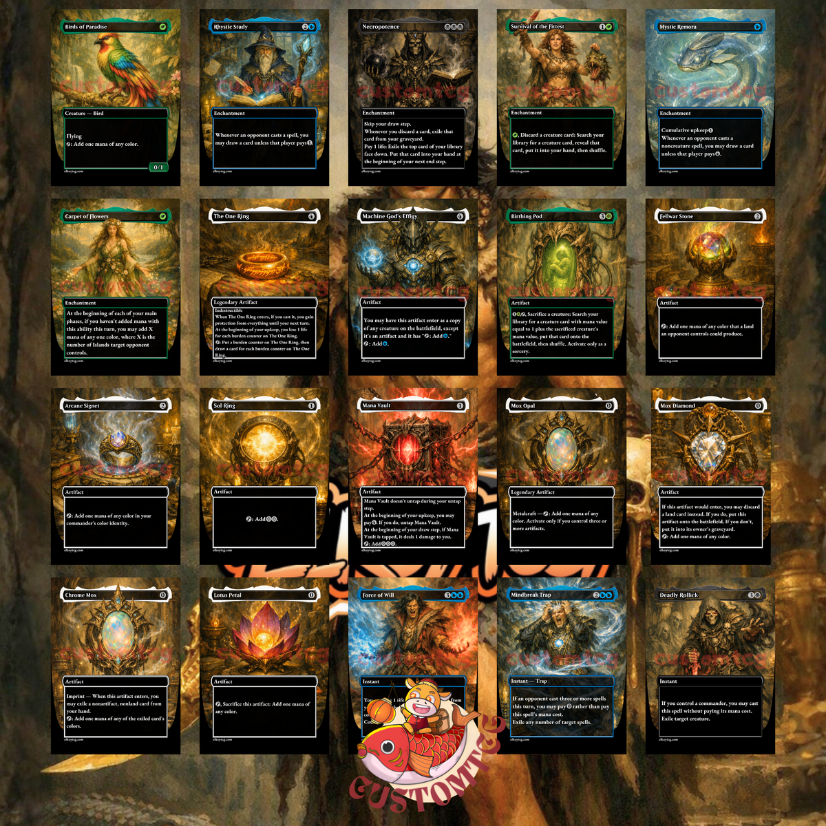 Tasigur, the Golden Fang Custom Deck