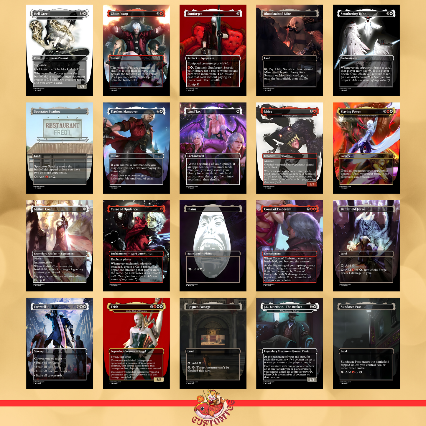 Devil May Cry Commander Deck