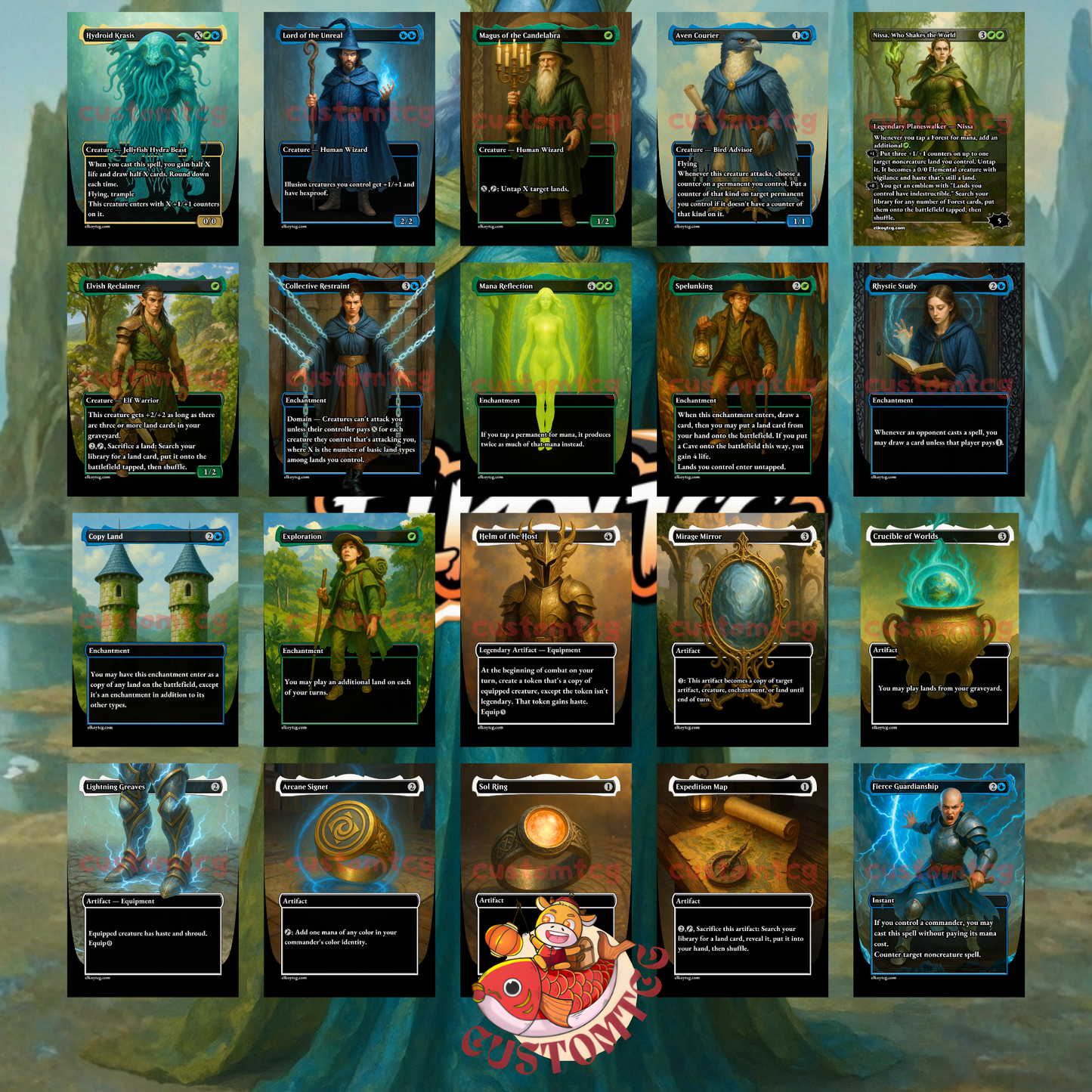 Omo, Queen of Vesuva – Custom Deck