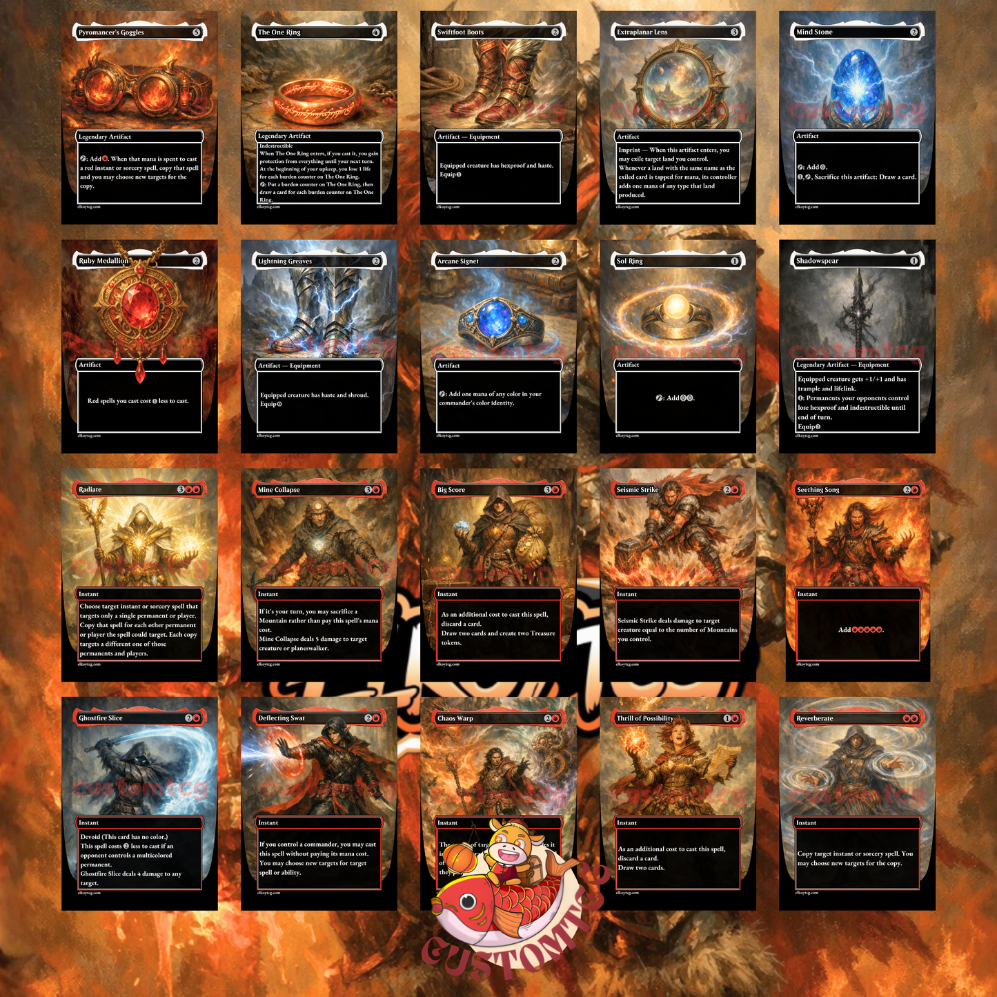 Imodane, the Pyrohammer custom deck