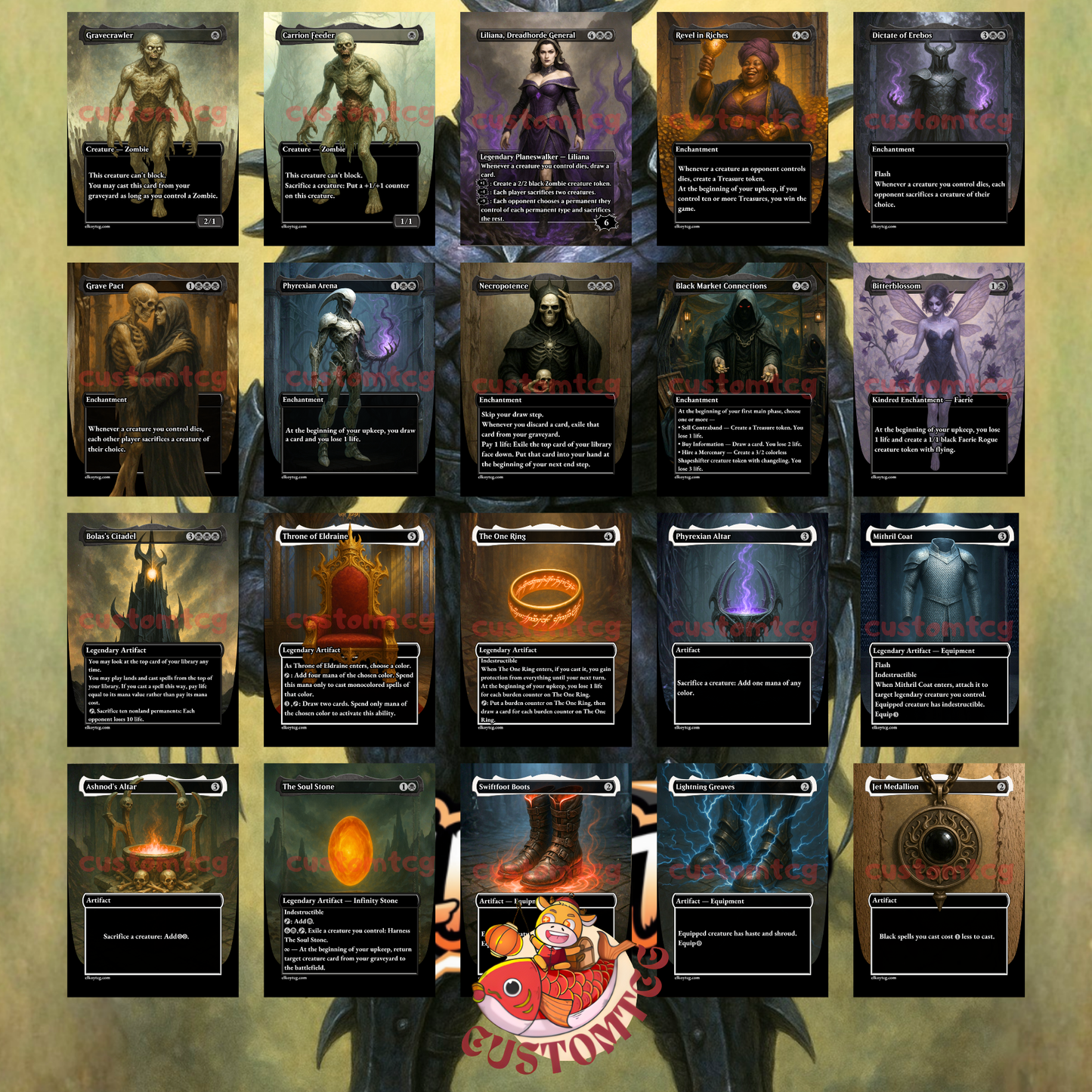 Super Shredder Commander Deck – Custom MTG Deck (100 Cards + Tokens)