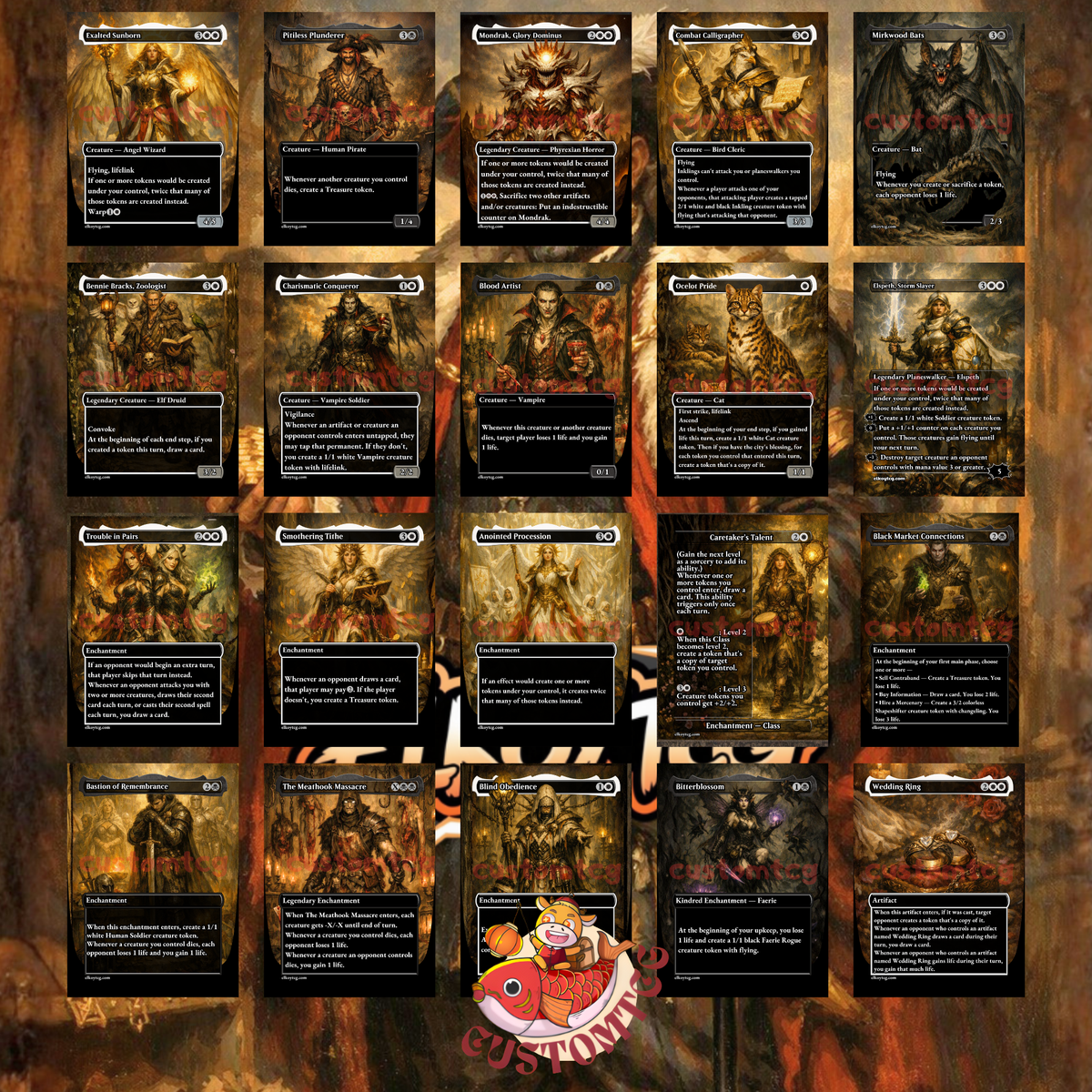 Kambal, Profiteering Mayor — Orzhov Token Swarm Custom Deck