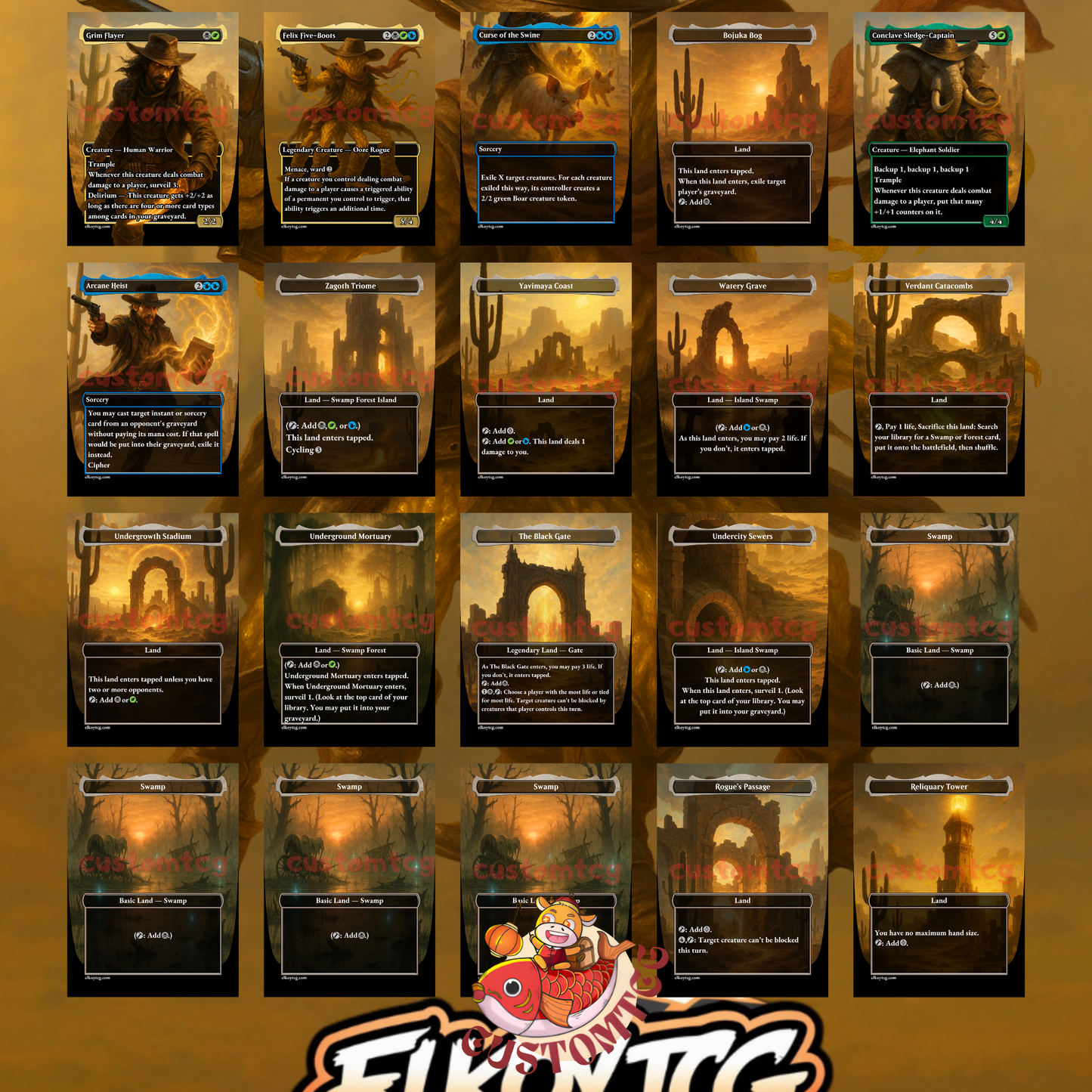 Felix Five-Boots Custom Decks